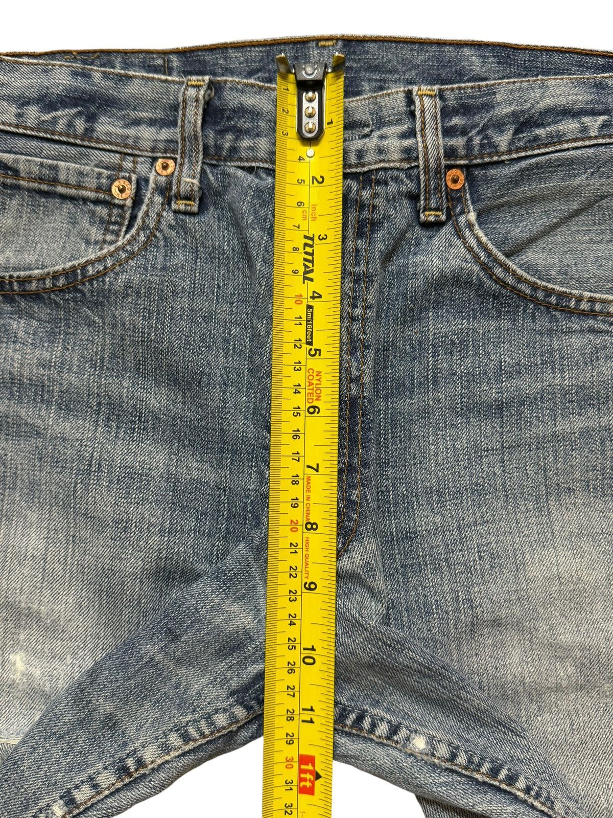 Levi's Vintage 90s Levis 503 Faded Wash Distressed Wide Leg Baggy Size US 28 / EU 44 - 12 Thumbnail