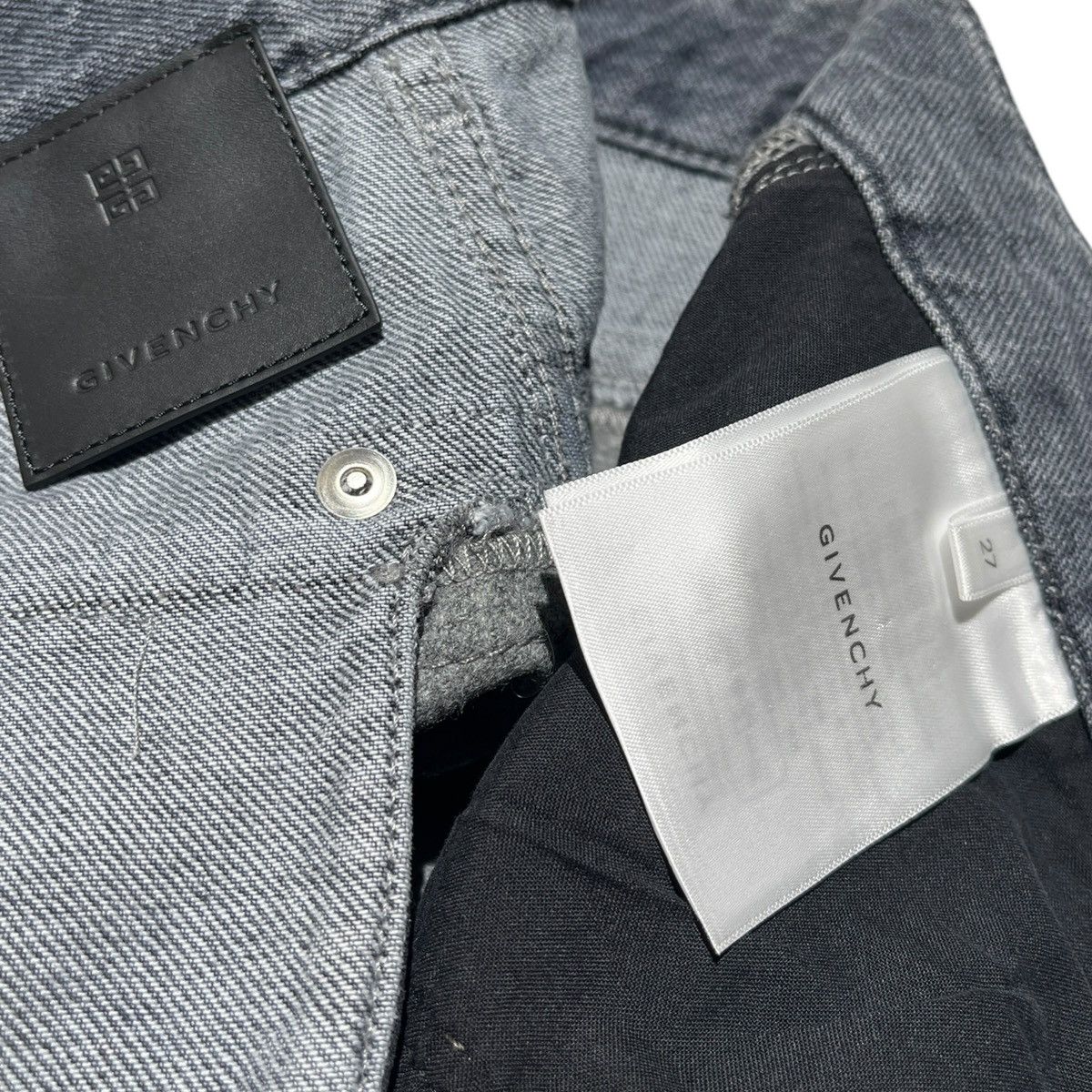 Givenchy $1,820 hybrid paneled denim/wool trouser Size US 30 / EU 46 - 5 Thumbnail
