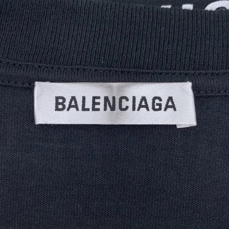 Balenciaga Balenciaga Black Logo Print Long Sleeve Sweatshirt-2506 Size US XS / EU 42 / 0 - 5 Thumbnail
