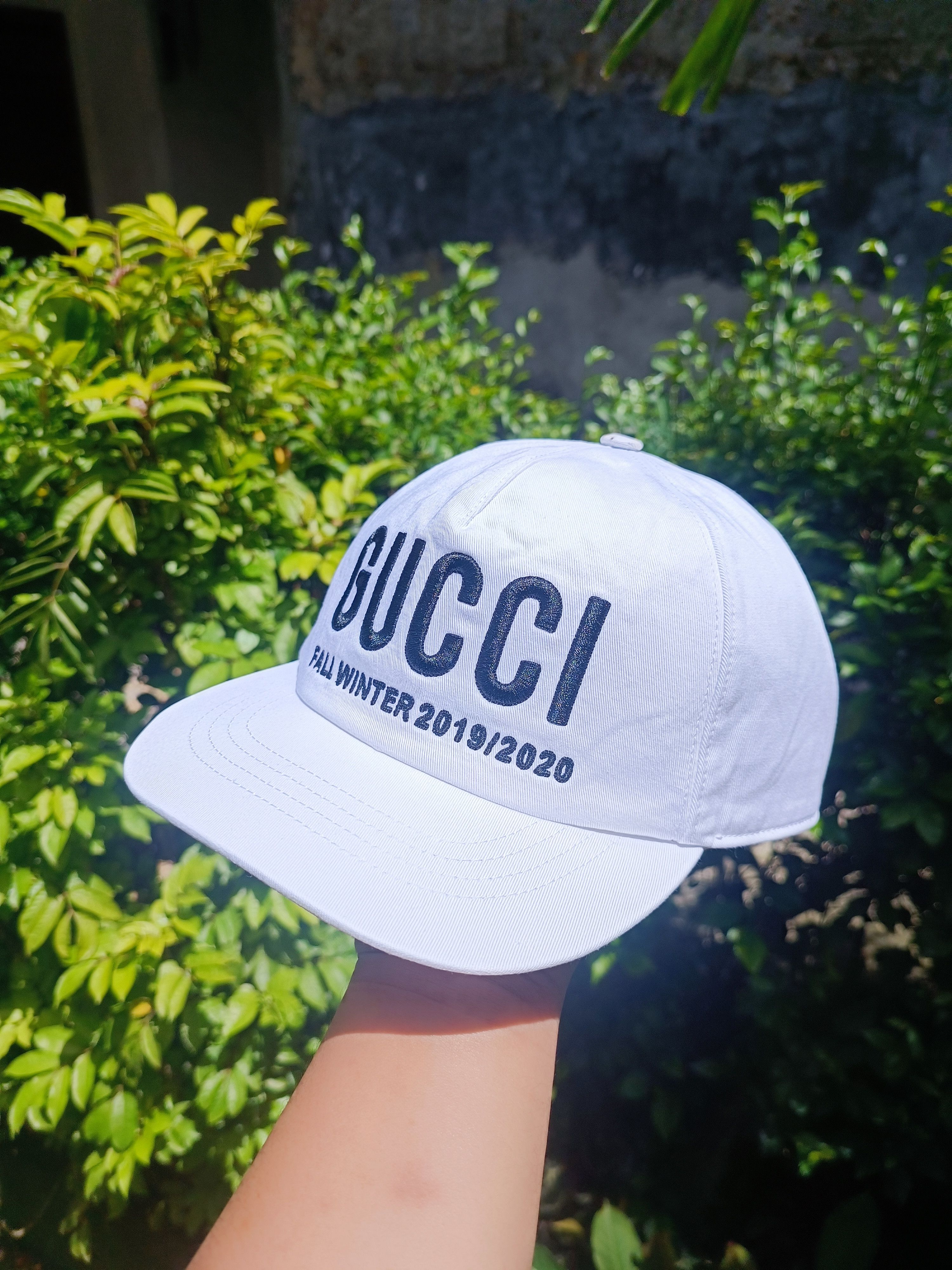 image of Gucci Hat Fall Winter in Black White, Men's