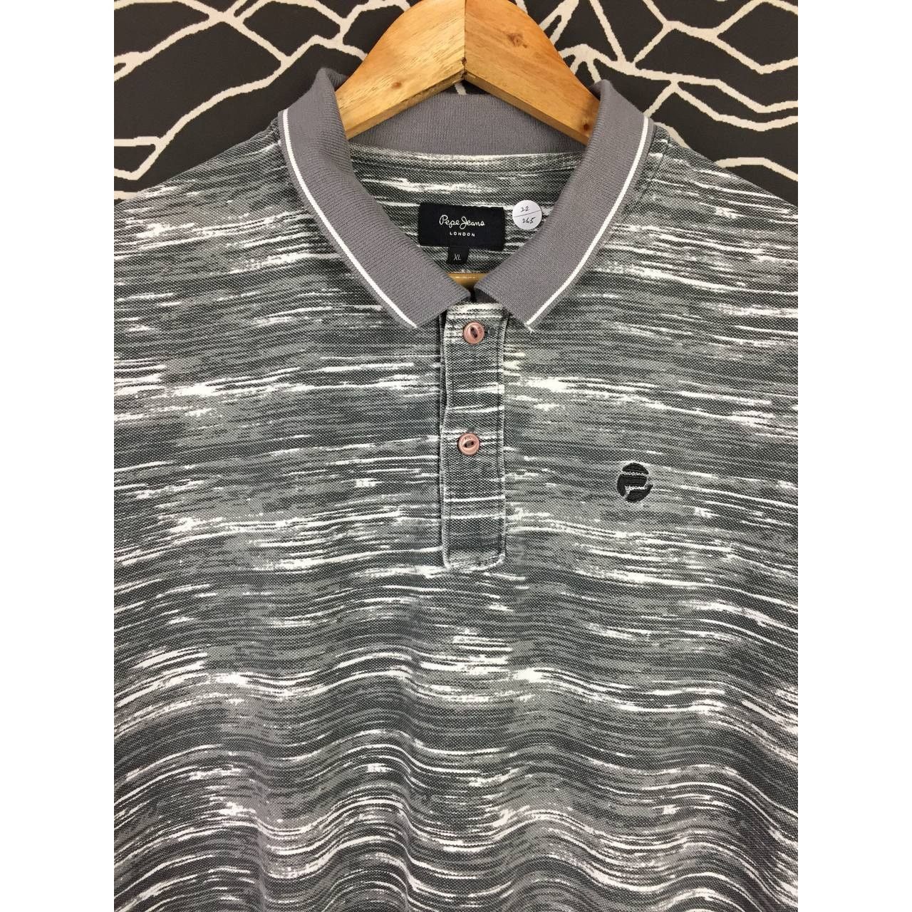 Pepe Jeans Pepe Jeans London Abstract Pattern Casual Wear Polo Tee Size US L / EU 52-54 / 3 - 3 Thumbnail