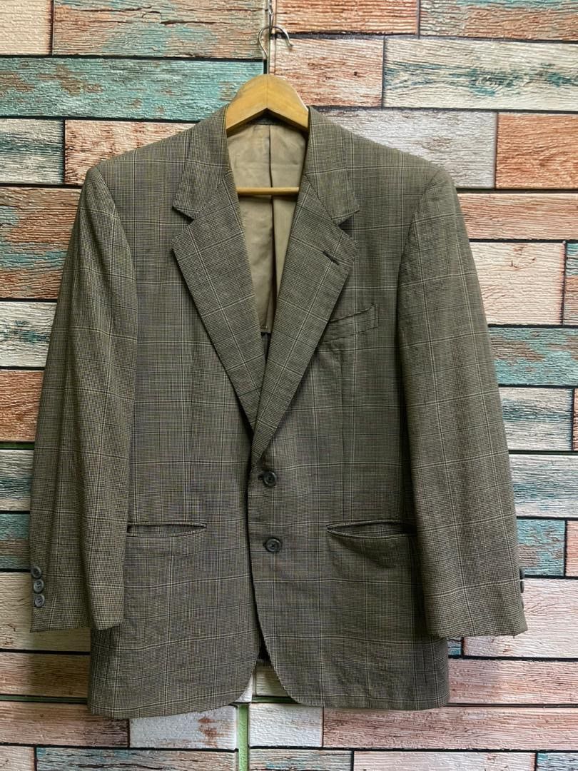 Ermenegildo Zegna Ermenegildo Zegna - Italian Wool Check Sport Coat Jacket Size US S / EU 44-46 / 1 - 1 Thumbnail