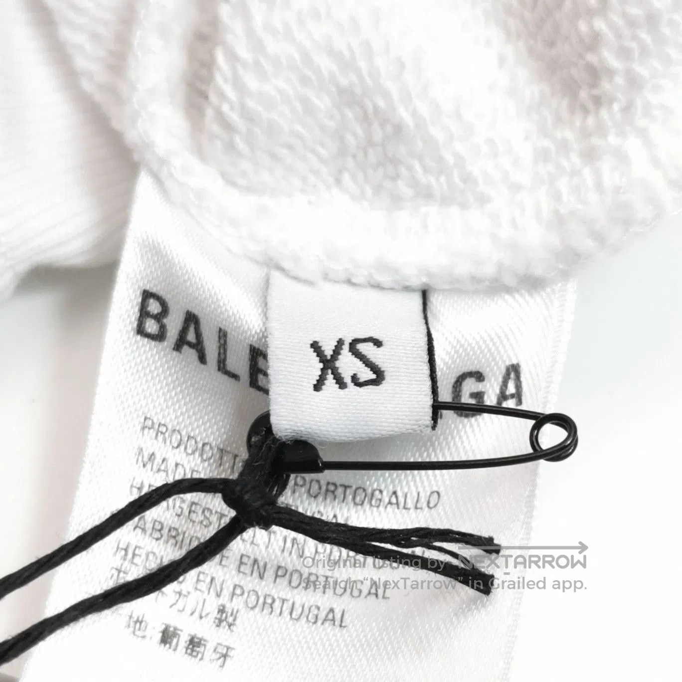 Balenciaga Balenciaga XS Cotton Logo Hoodie. Size US XS / EU 42 / 0 - 7 Thumbnail