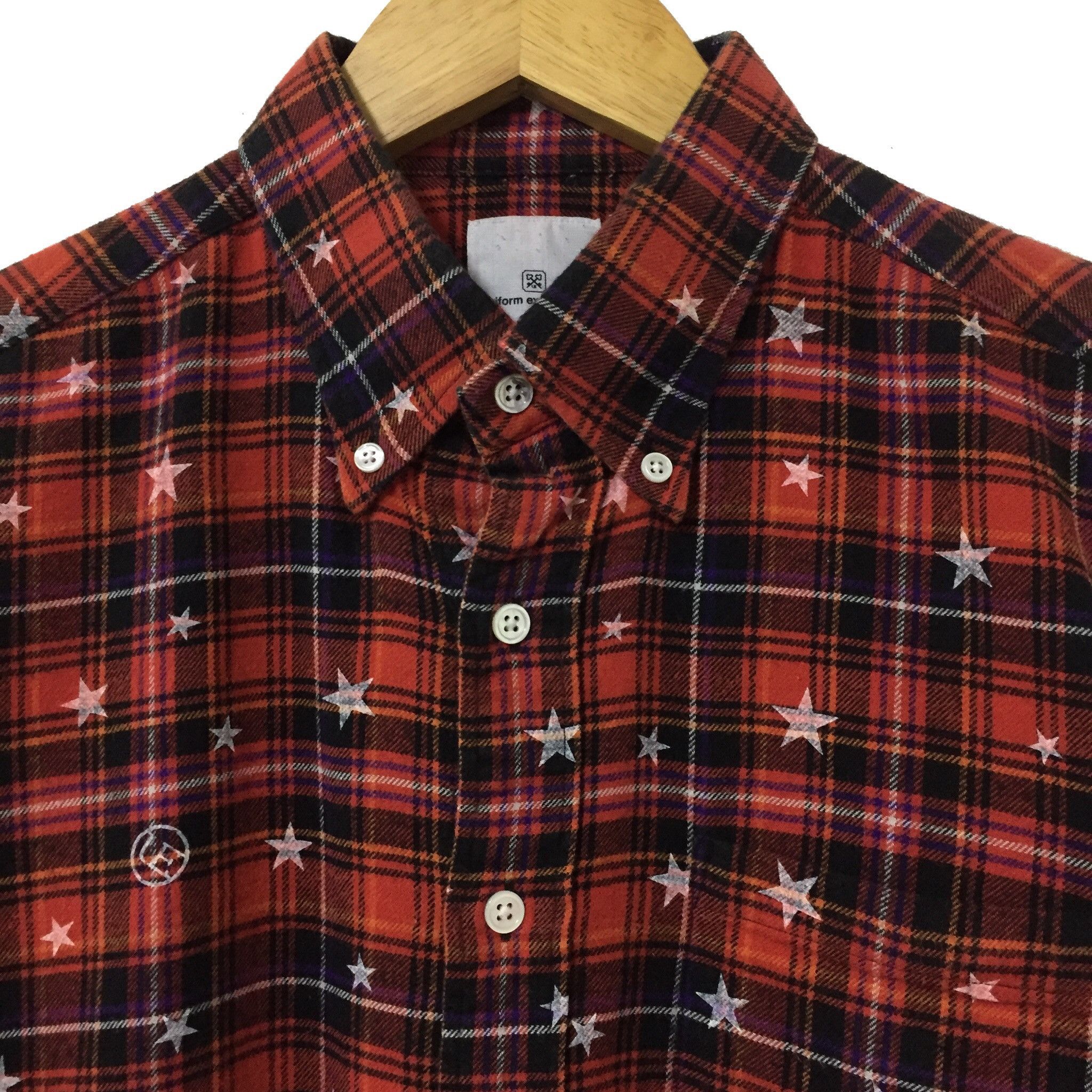 uniform experiment UNIFORM EXPERIMENT SOPHNET FRAGMENT JAPAN FLANNEL SHIRT Size US M / EU 48-50 / 2 - 3 Thumbnail