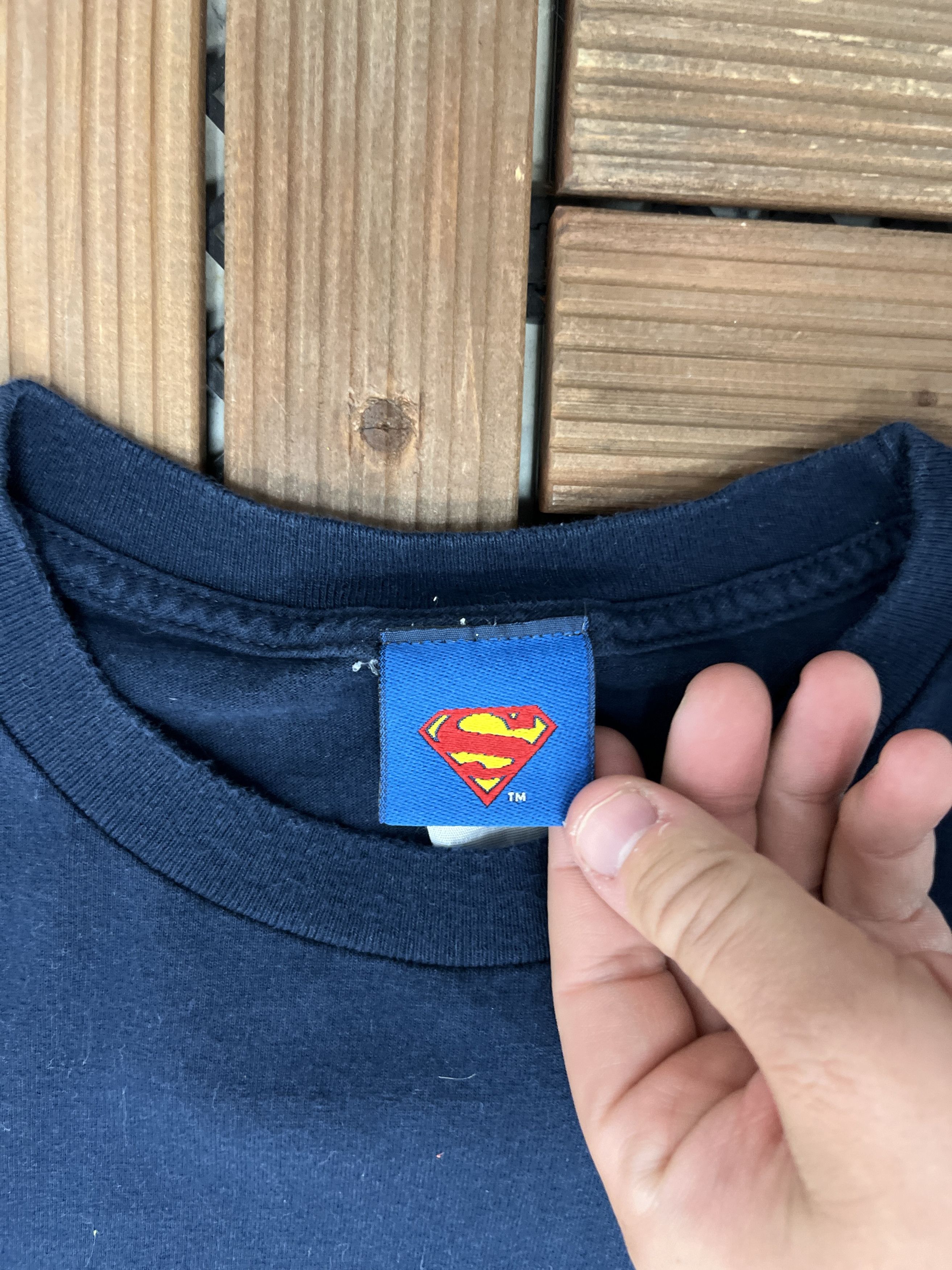 Vintage Superman Faster Than A Speeding Bullet Vintage Blue T-Shirt Size US XXL / EU 58 / 5 - 5 Thumbnail