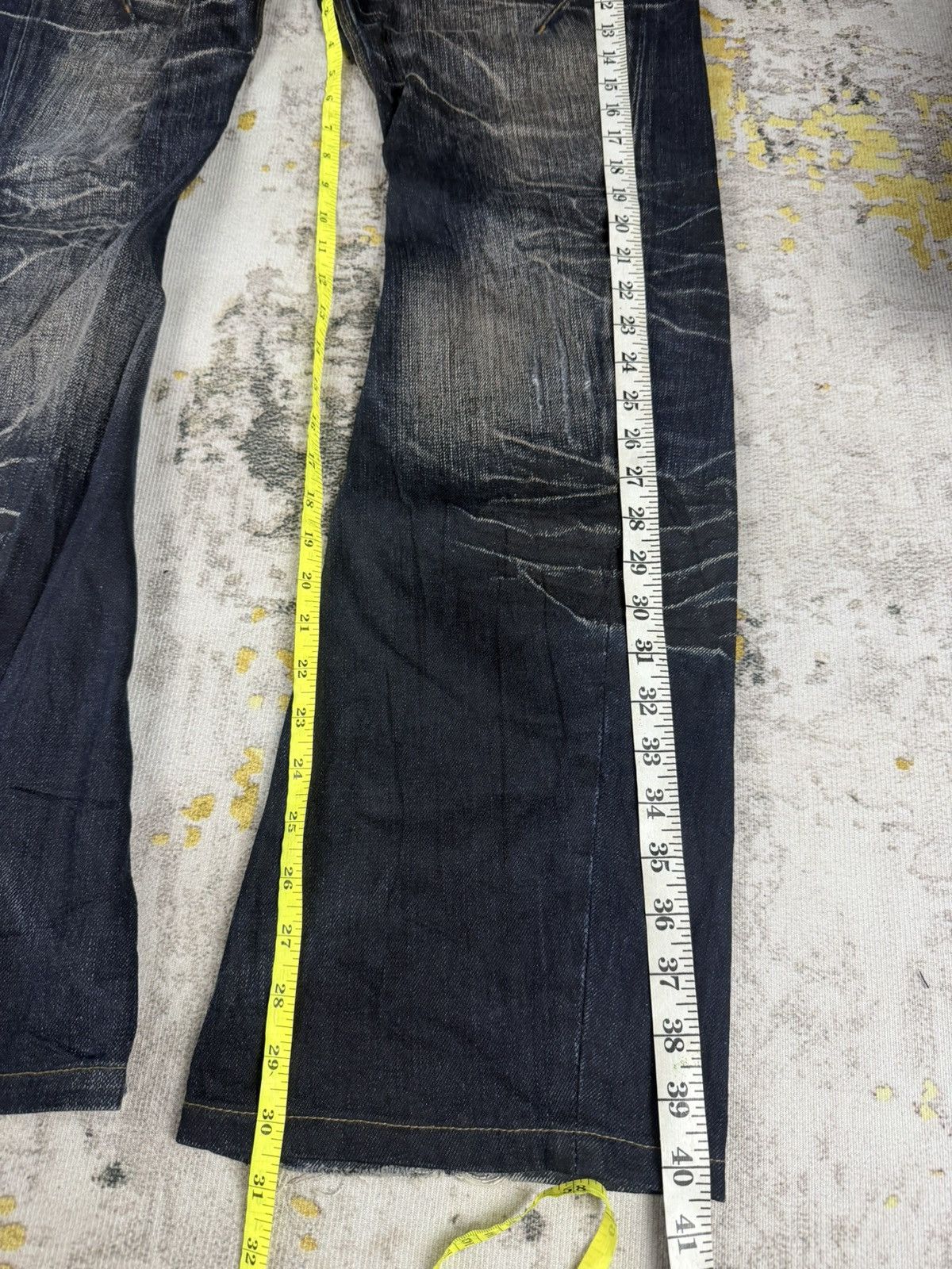 BUFFALO BOBS Flare Nicole Club Whisker Clawmark Denim Size US 31 - 7 Thumbnail