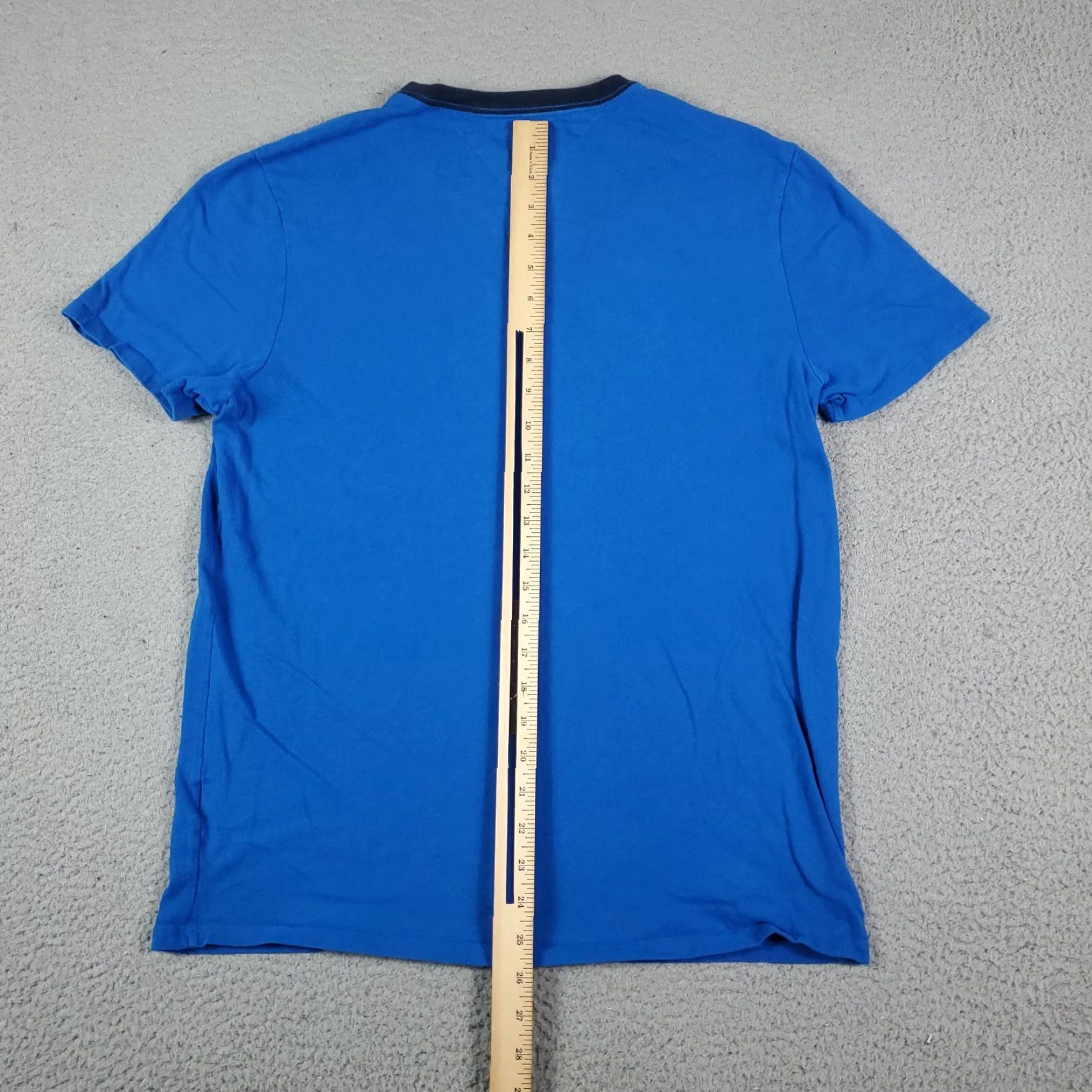 Tommy Hilfiger Tommy Hilfiger T-Shirt | Blue Short Sleeve Crew Neck | Mens Medium | Cotton | Logo Accent | Unisex Adults B07 Size US M / EU 48-50 / 2 - 4 Thumbnail
