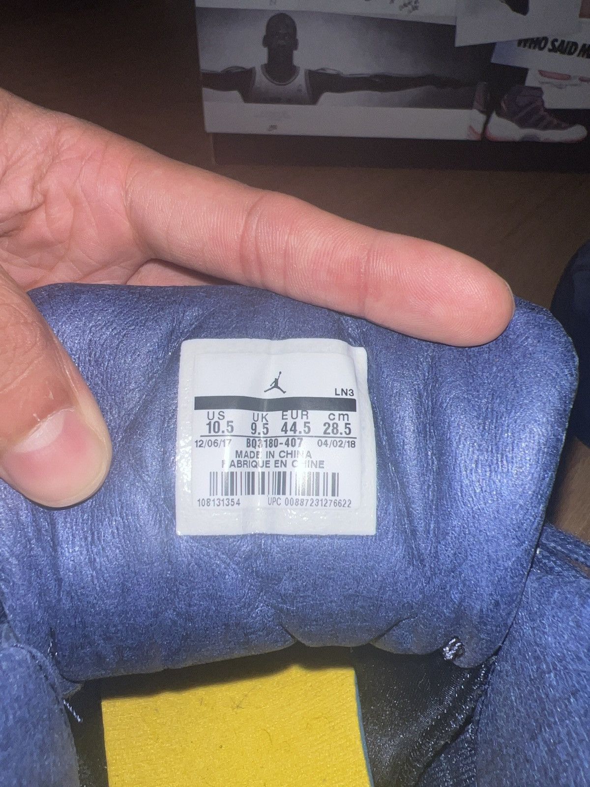 Jordan Brand × Vintage Jordan 12 “Michigan” Size US 10.5 / EU 43-44 - 6 Thumbnail