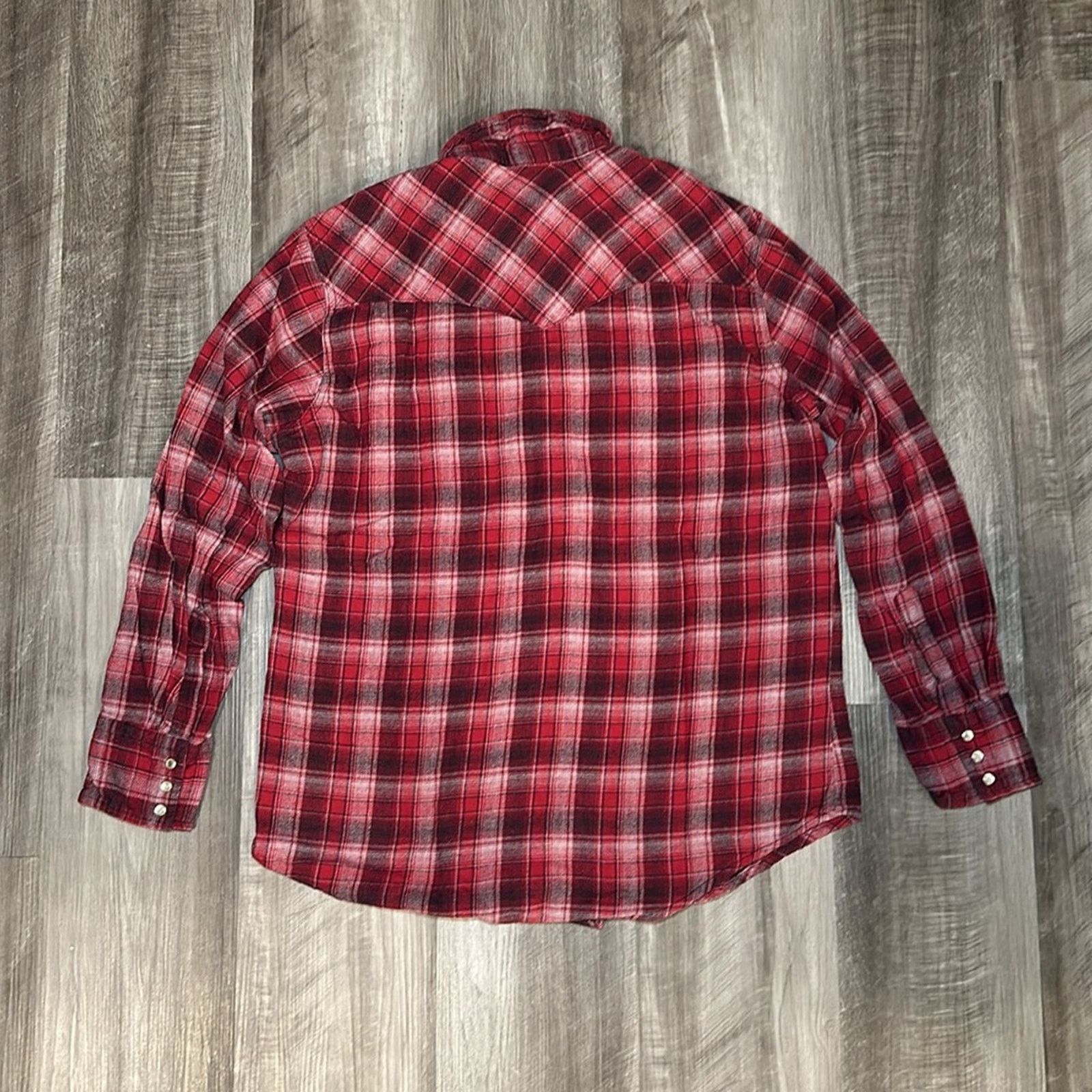 Wrangler Wrangler Wrancher Flannel Long Sleeve Pearl Snap - Medium Size US M / EU 48-50 / 2 - 3 Thumbnail