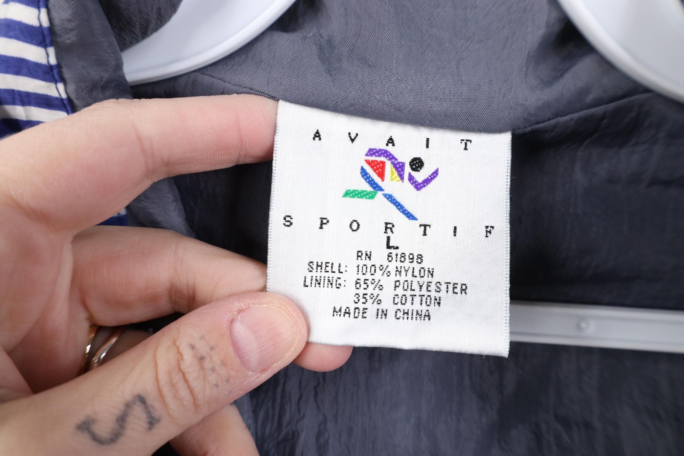 Vintage Vintage 90s Streetwear Lined Full Zip Windbreaker Jacket Size US L / EU 52-54 / 3 - 9 Thumbnail