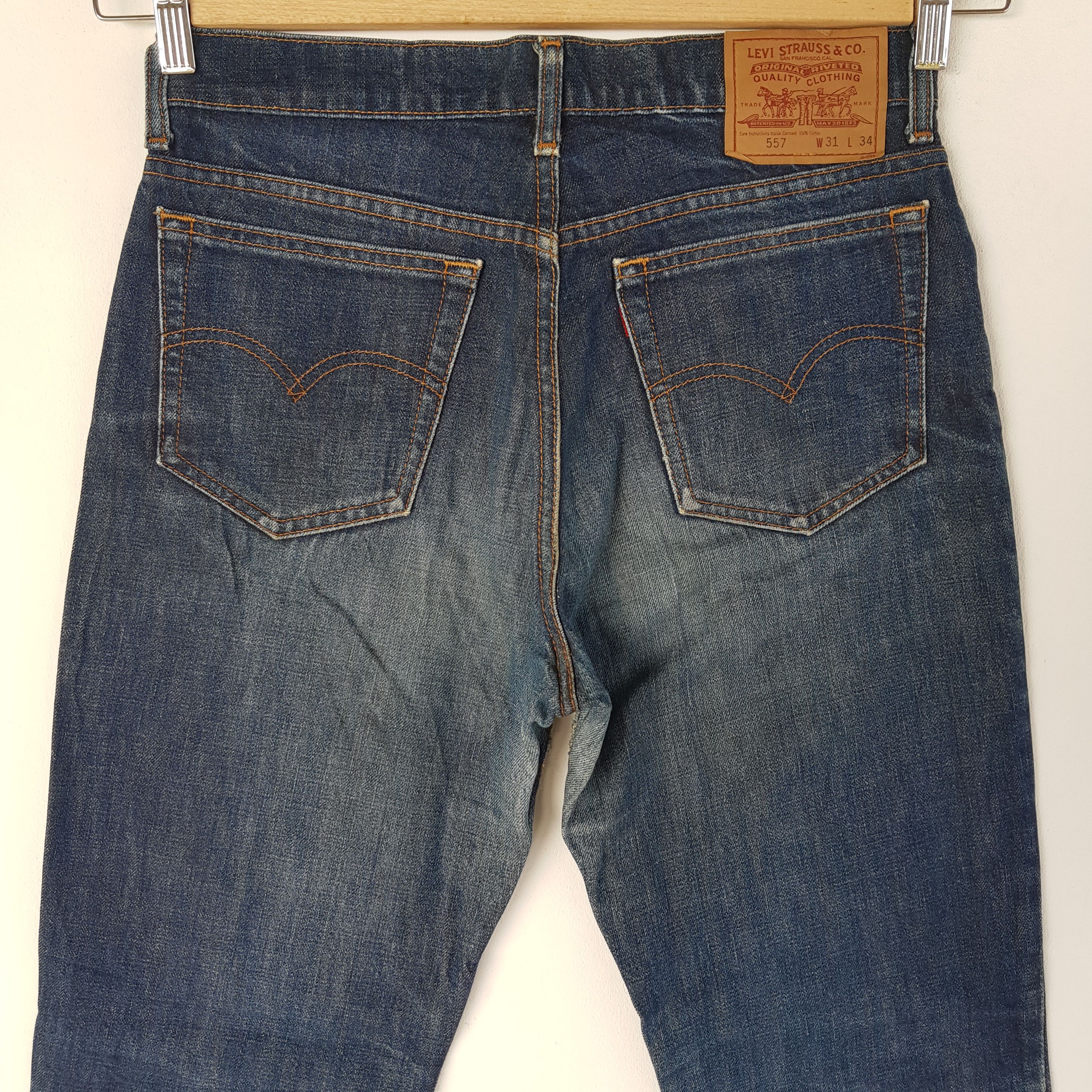 Levi's Vintage Levi's 557 Flare Jeans Levis Bell Bottom Denim Size 28" / US 6 / IT 42 - 4 Thumbnail