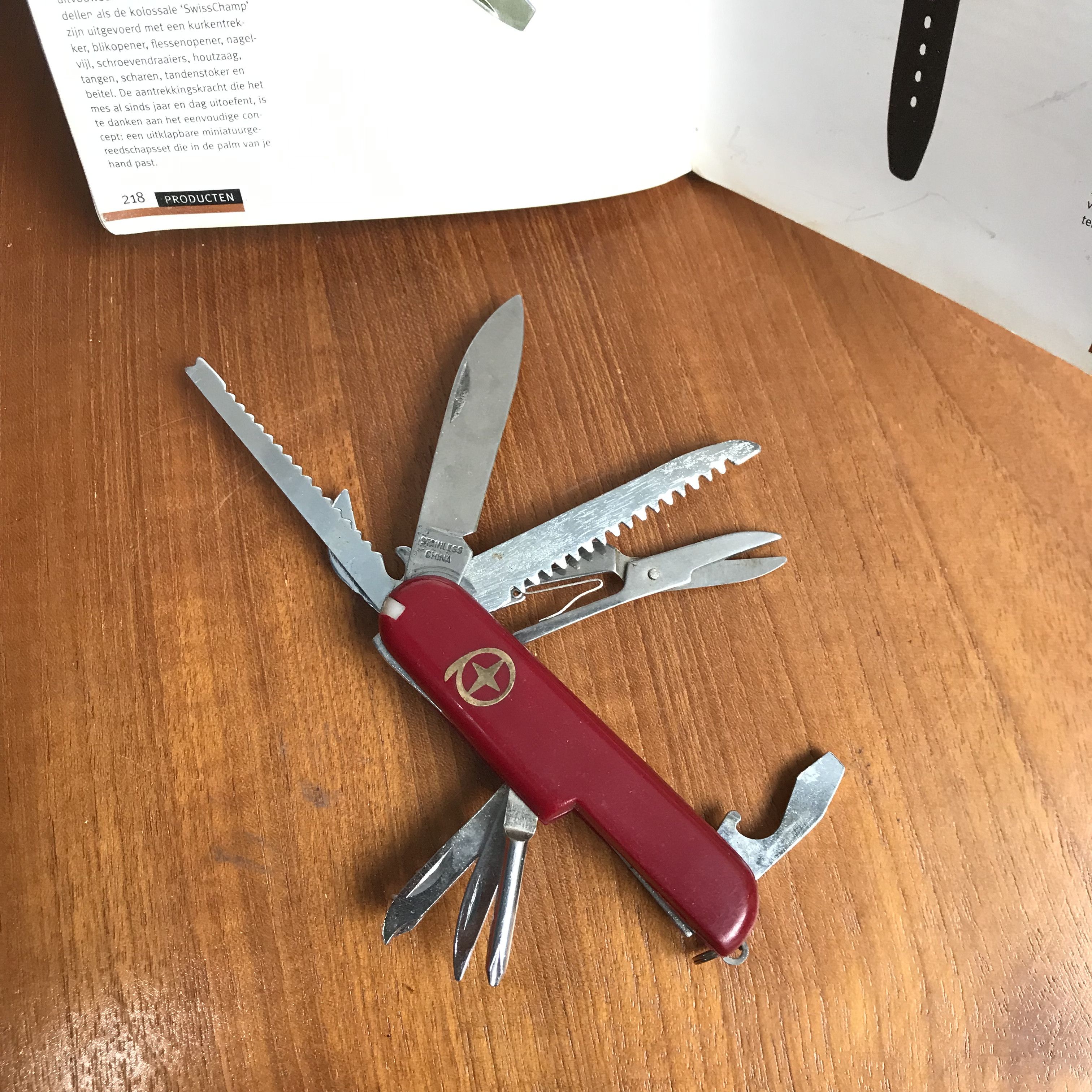 Vintage Vintage Folding Knife pisau lipat Victorinox look alike Size ONE SIZE - 2 Thumbnail