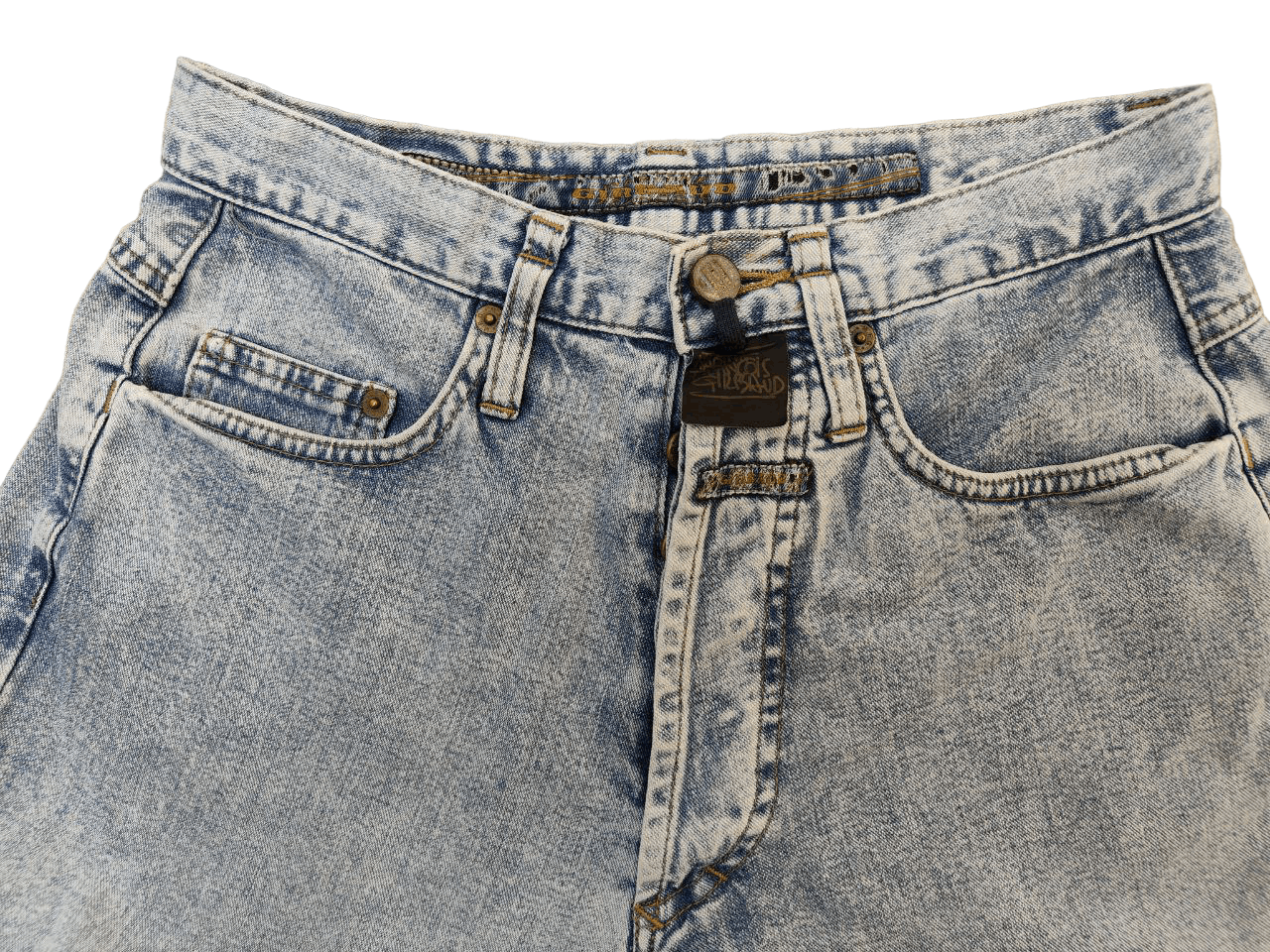 Marithe + Francois Girbaud MFG Distressed Denim Size US 27 - 4 Thumbnail