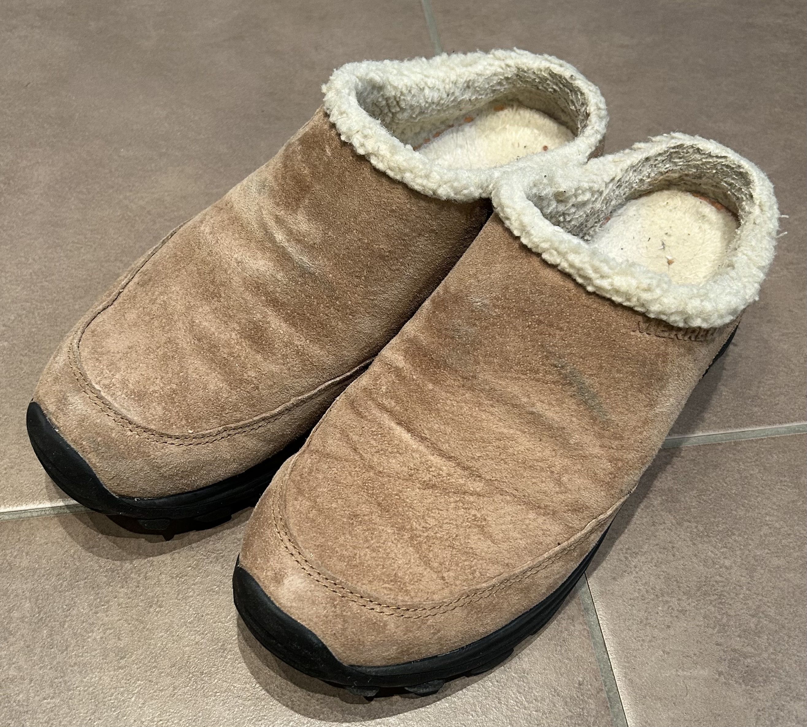 Merrell Merrell Lambskin Shearling Slides Size US 10.5 / EU 43-44 - 4 Thumbnail