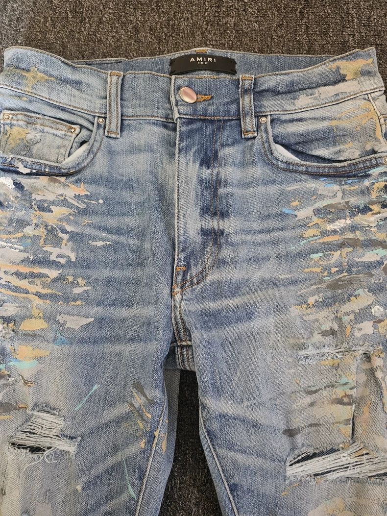 Amiri Amiri Painted Jeans 2505-Nextarrow Size US 29 - 3 Thumbnail