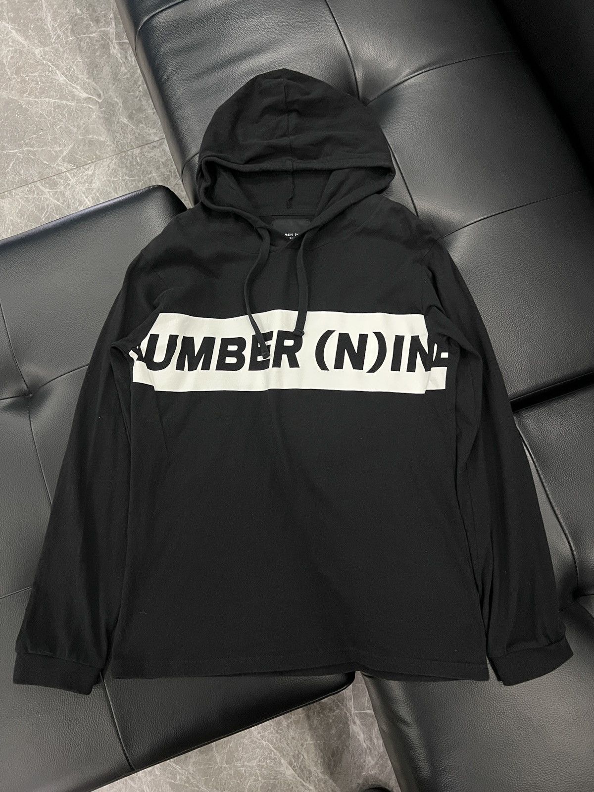 Number (N)ine Number (N)ine Logo Cut-Detail Lightweight Sweatshirt Size US L / EU 52-54 / 3 - 1 Thumbnail