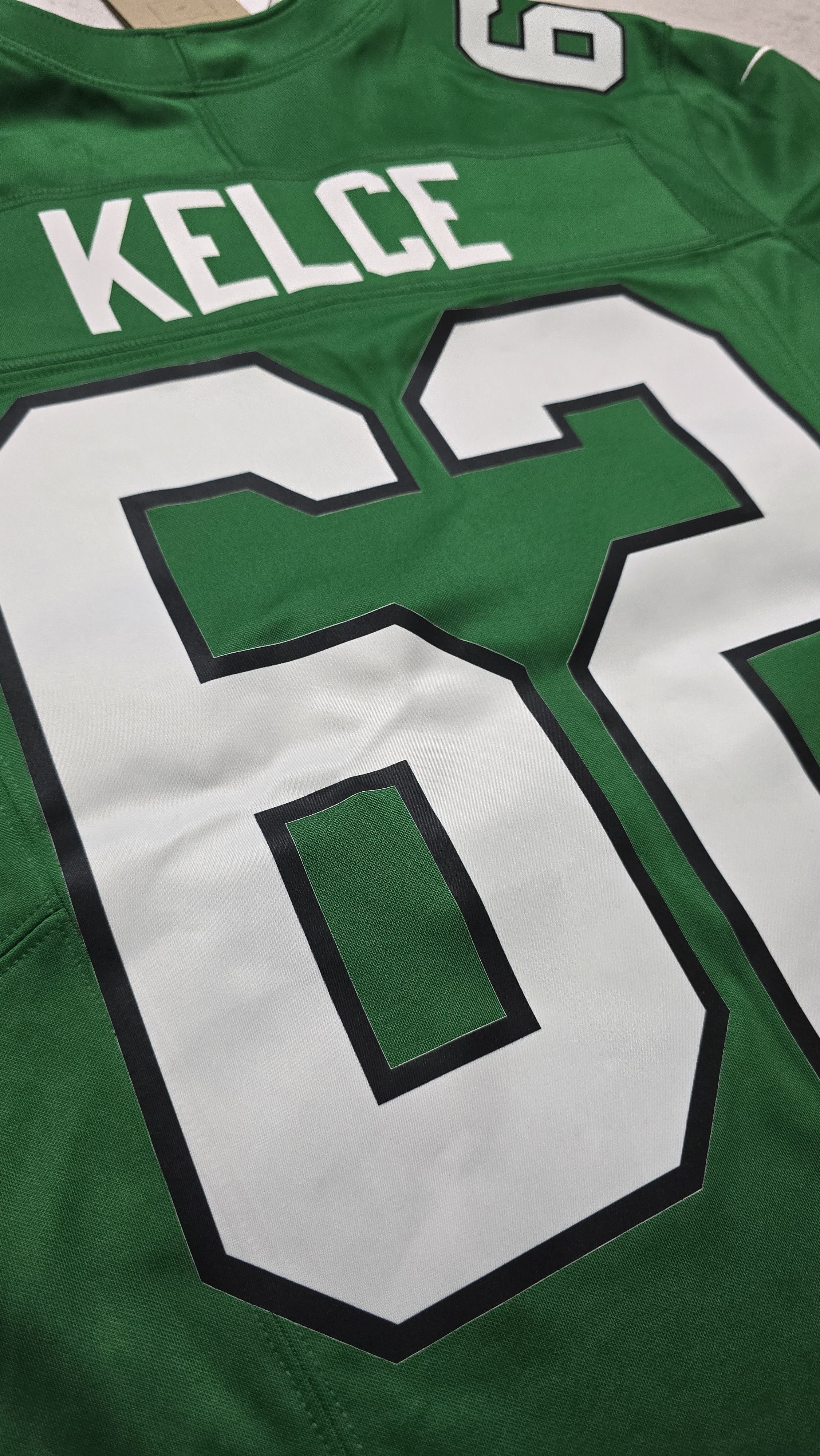 Nike Jason Kelce Philadelphia Eagles FUSE Limited Jersey Kelly Size US L / EU 52-54 / 3 - 11 Thumbnail