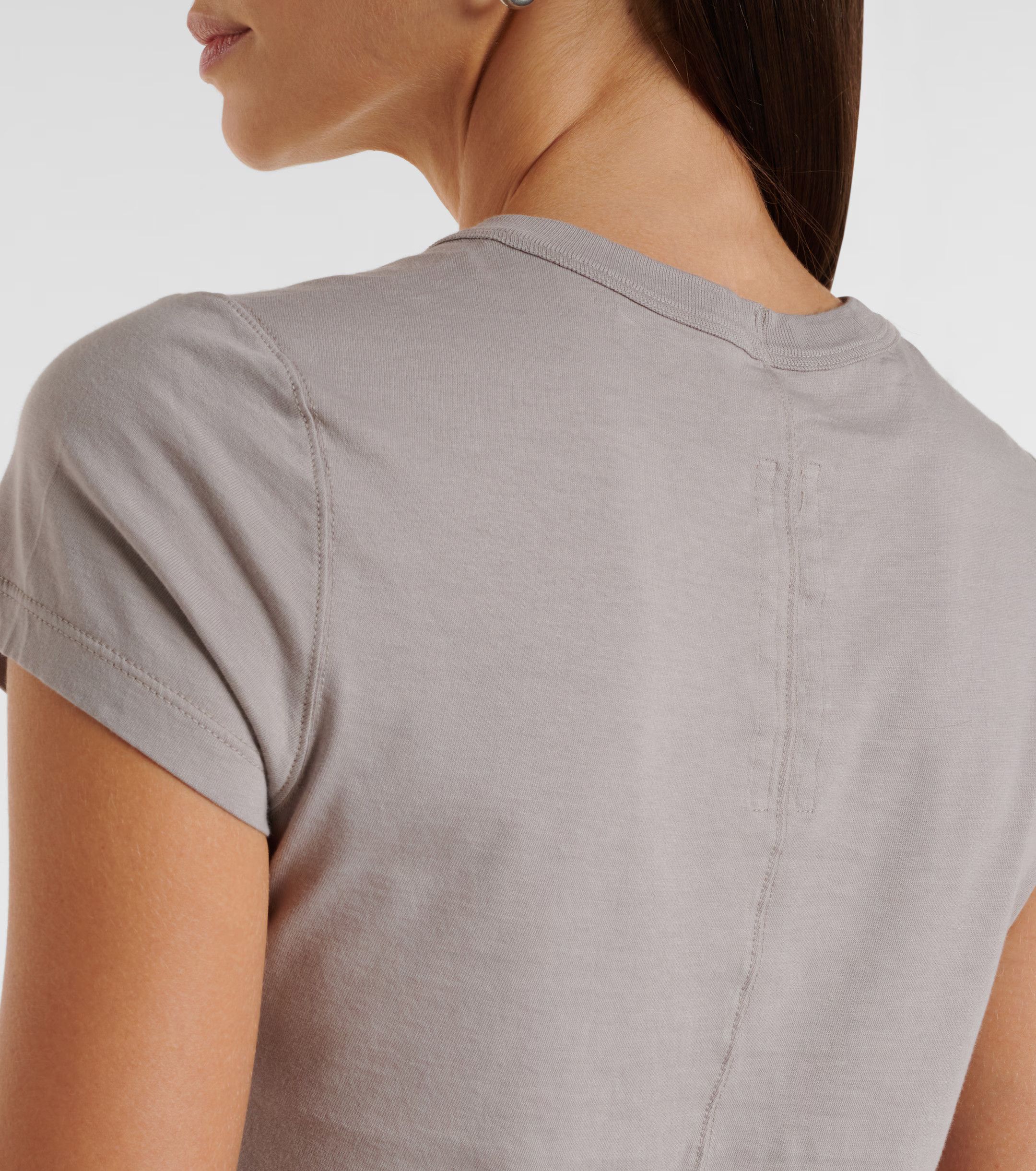 Rick Owens o1y0126 Crewneck T-Shirt in Gray Size S / US 4 / IT 40 - 5 Thumbnail