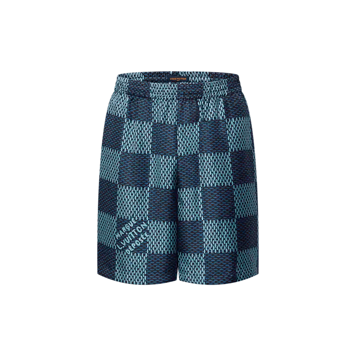 Louis Vuitton Damier Silk Shorts Size US 38 / EU 54 - 1 Thumbnail