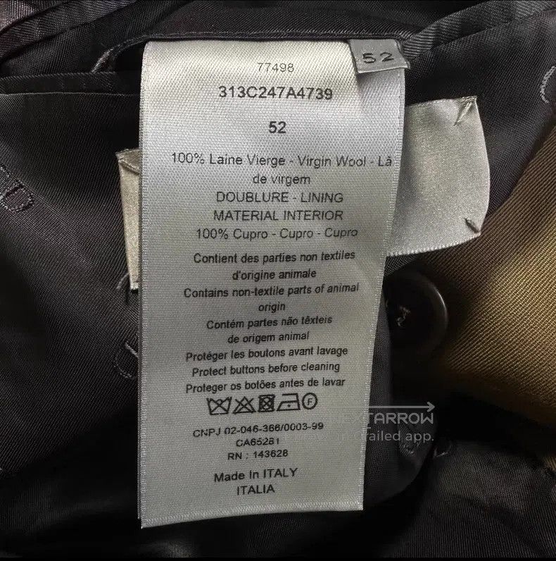 Dior #REF! Size US L / EU 52-54 / 3 - 6 Thumbnail