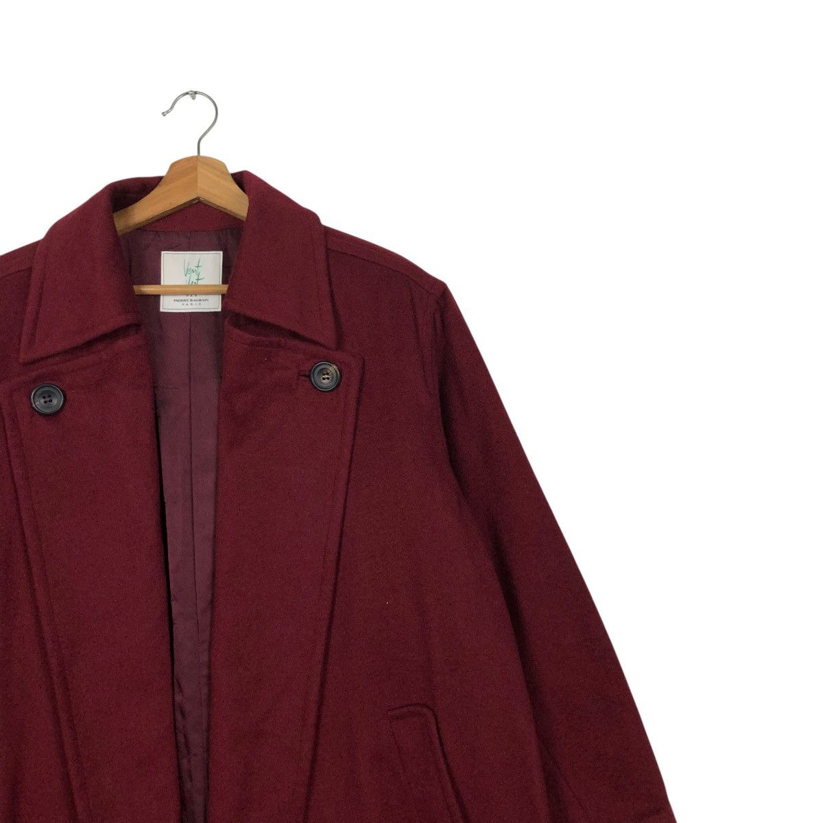 Pierre Balmain 🔥VINTAGE WOOL LONG JACKET PIERRE BALMAIN PARIS Size US M / EU 48-50 / 2 - 9 Thumbnail