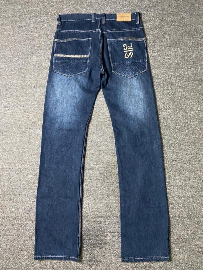 Sean John SEAN JOHN 69 Slim Fit Cut Denim Jeans (136) Size US 33 - 3 Thumbnail