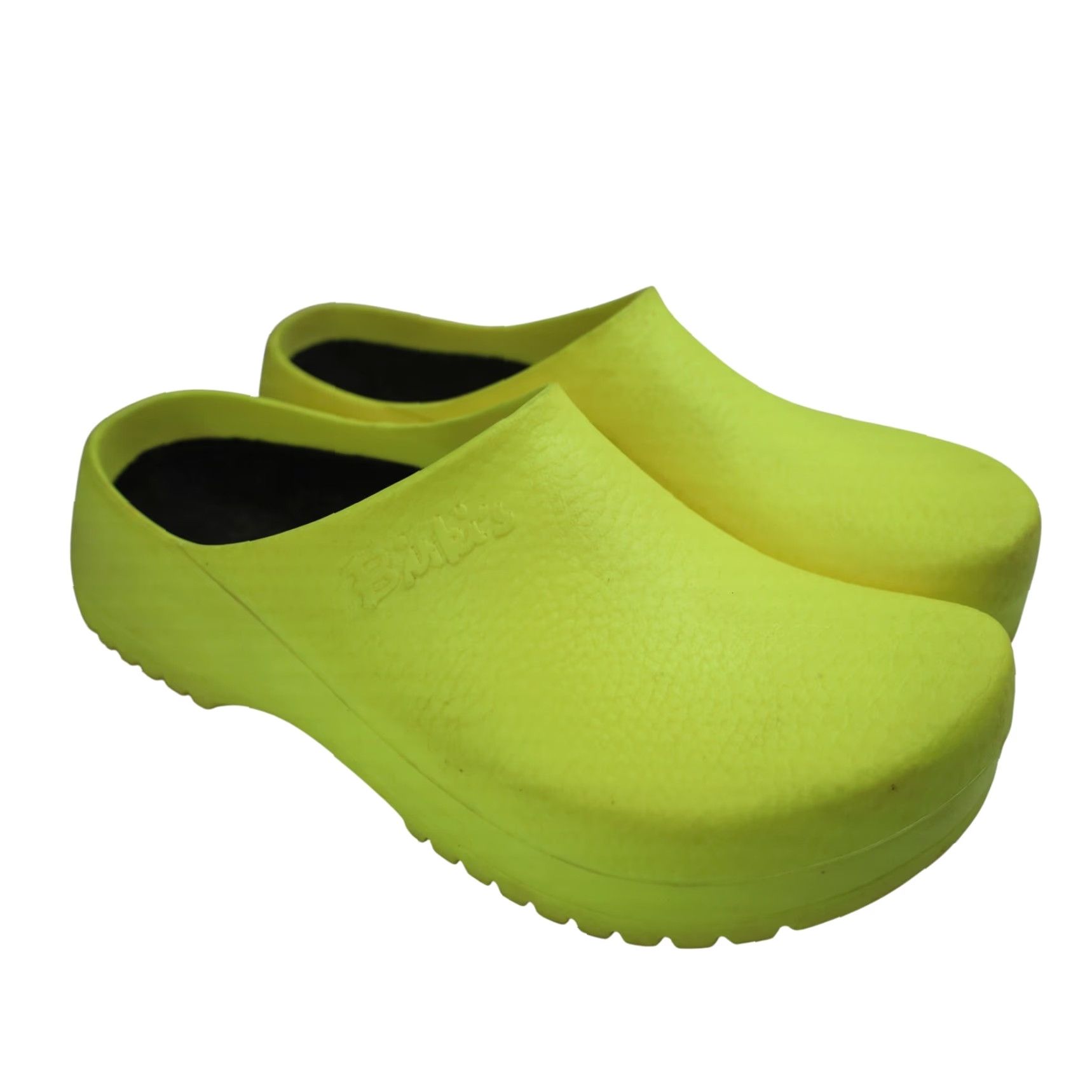 Birkenstock Birkenstock Super-Birki Womens 10 / Mens 8 Rubber Clogs Yellow VINTAGE? Size US 10 / IT 40 - 2 Thumbnail
