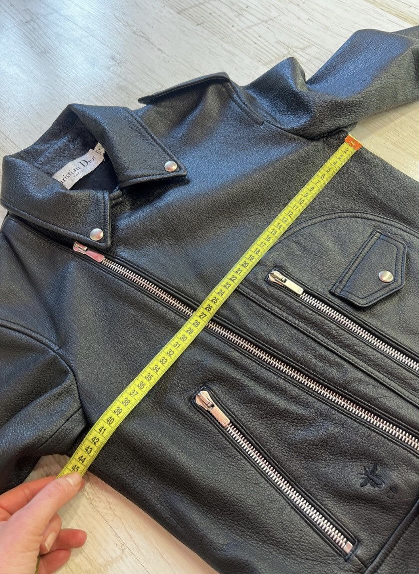 Dior Christian Dior Diorangeles Biker Jacket Goat Leather Moto Size S / US 4 / IT 40 - 16 Thumbnail