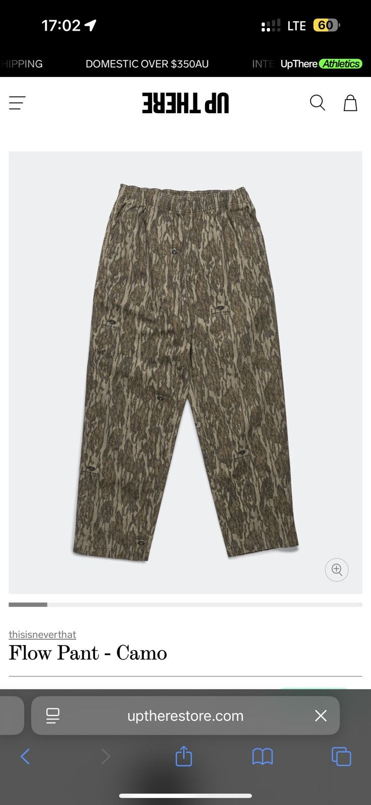 thisisneverthat camo drawstring pants Size US 29 - 2 Thumbnail