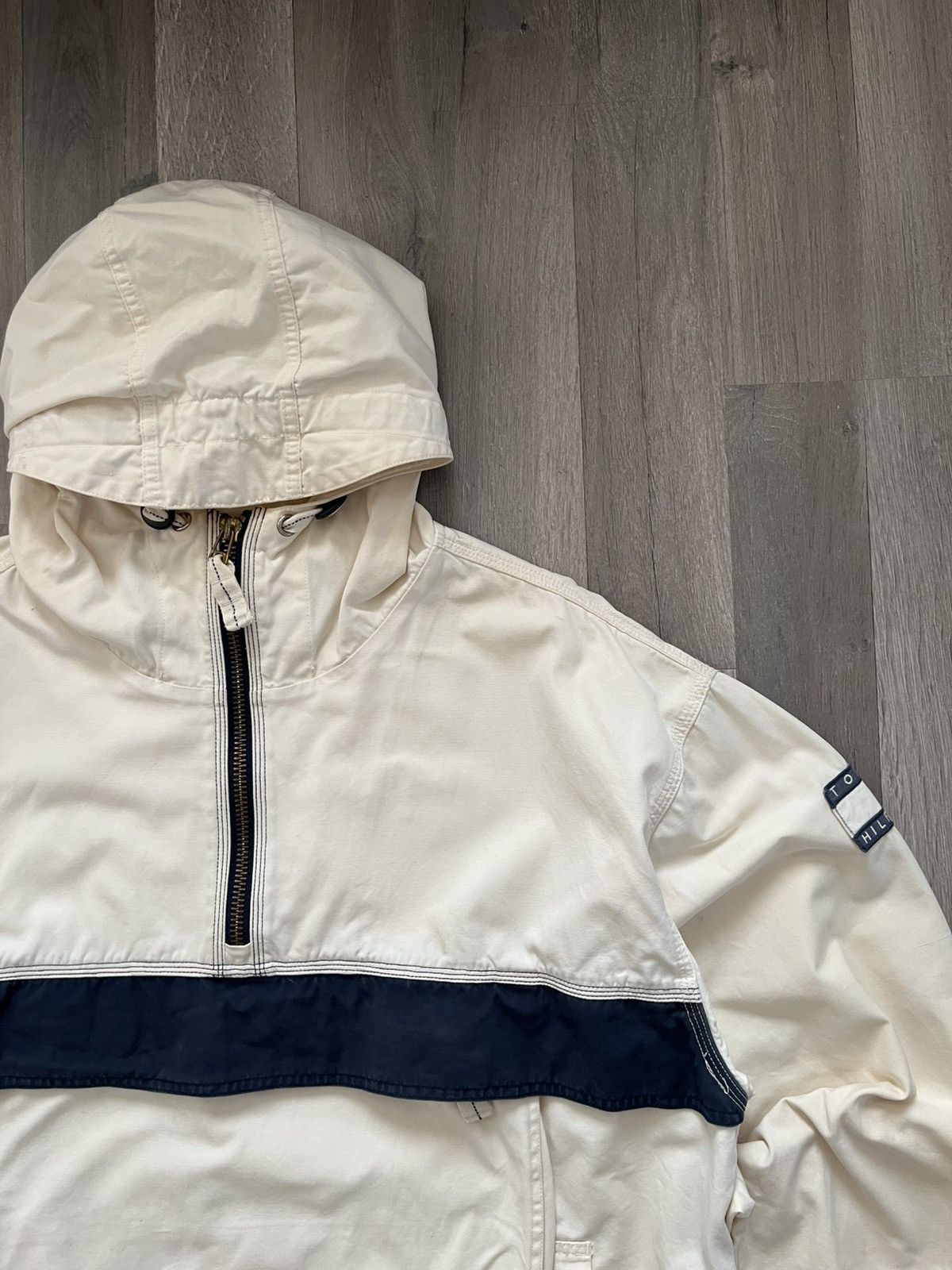 Tommy Hilfiger Vintage Tommy Hilfiger Smock 1/2 Jacket Size US XXL / EU 58 / 5 - 3 Thumbnail