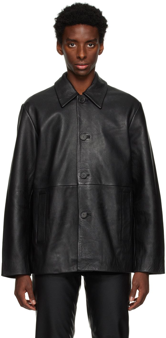 Won Hundred WON HUNDRED - Black Damian Leather Jacket Size US L / EU 52-54 / 3 - 1 Thumbnail