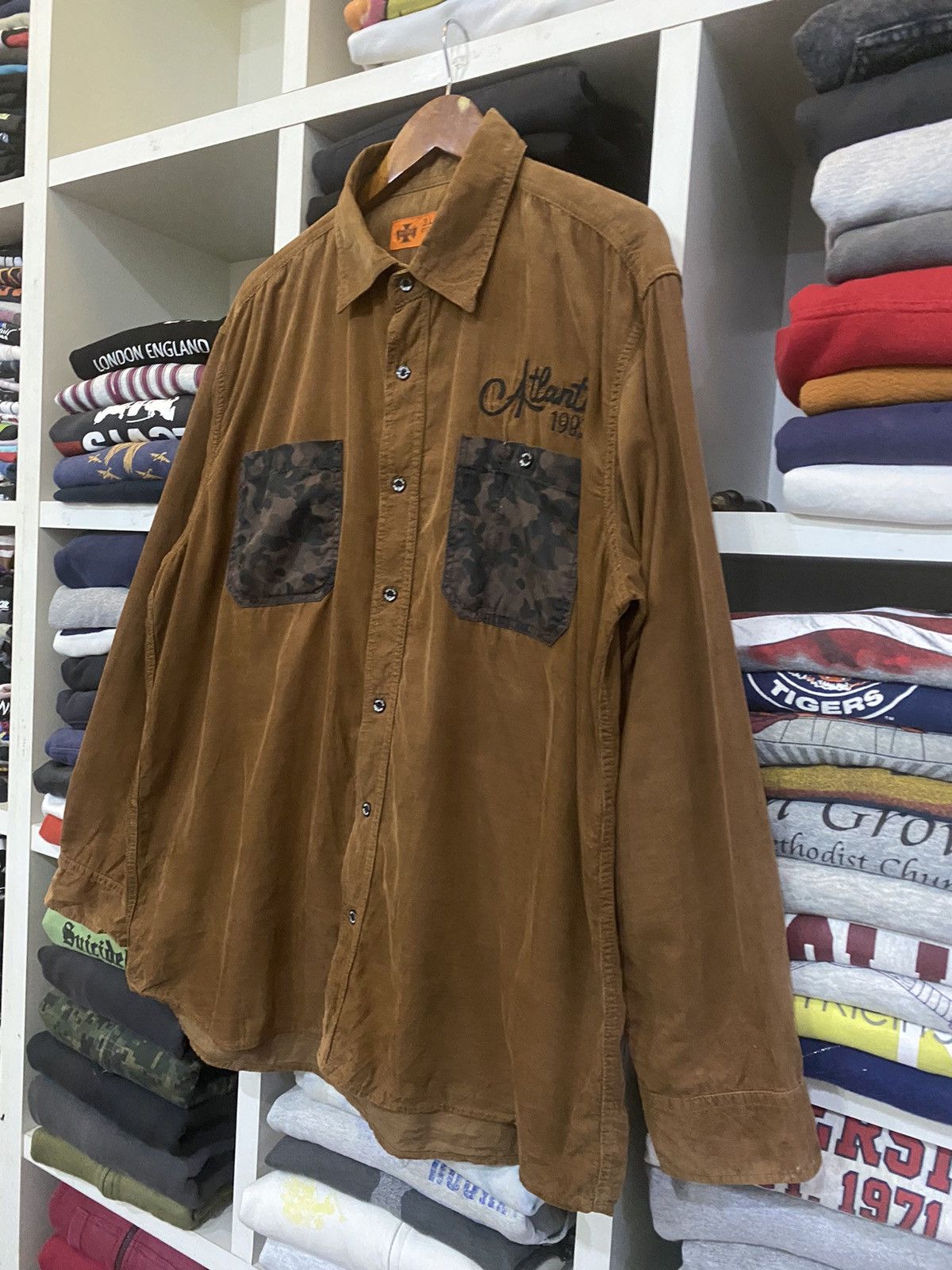 Vintage Vintage Open Dich Worker Shirt Size US L / EU 52-54 / 3 - 3 Thumbnail