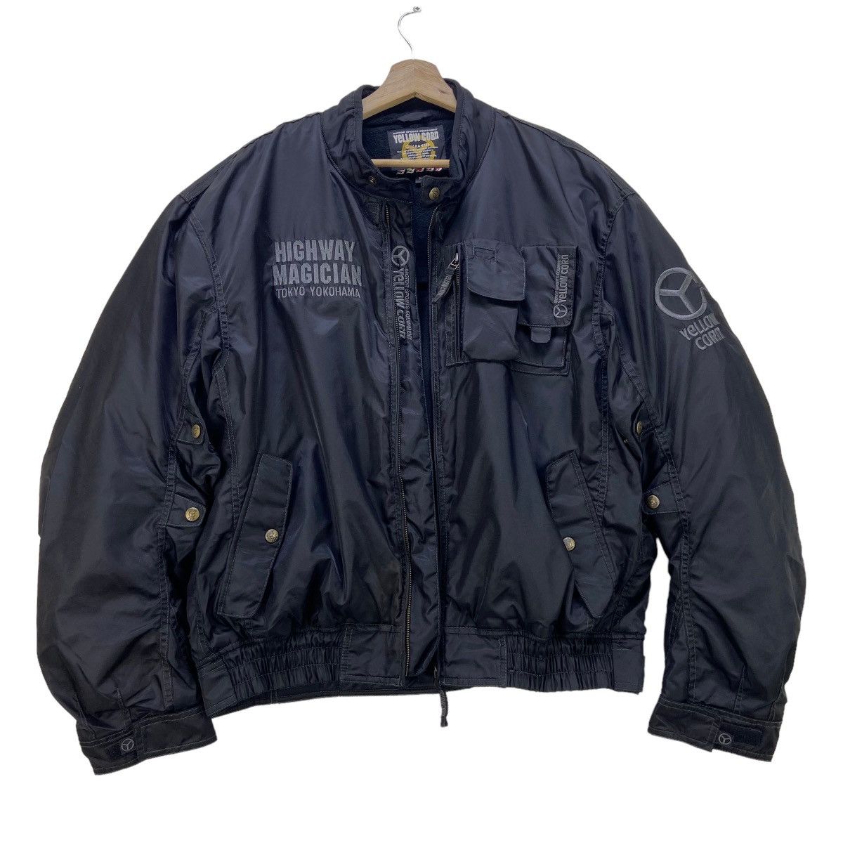 YELLOW CORN Sledge Hammer Highway The 3rd Bomber Moto Sport Biker Jacket Size US L / EU 52-54 / 3 - 2 Thumbnail