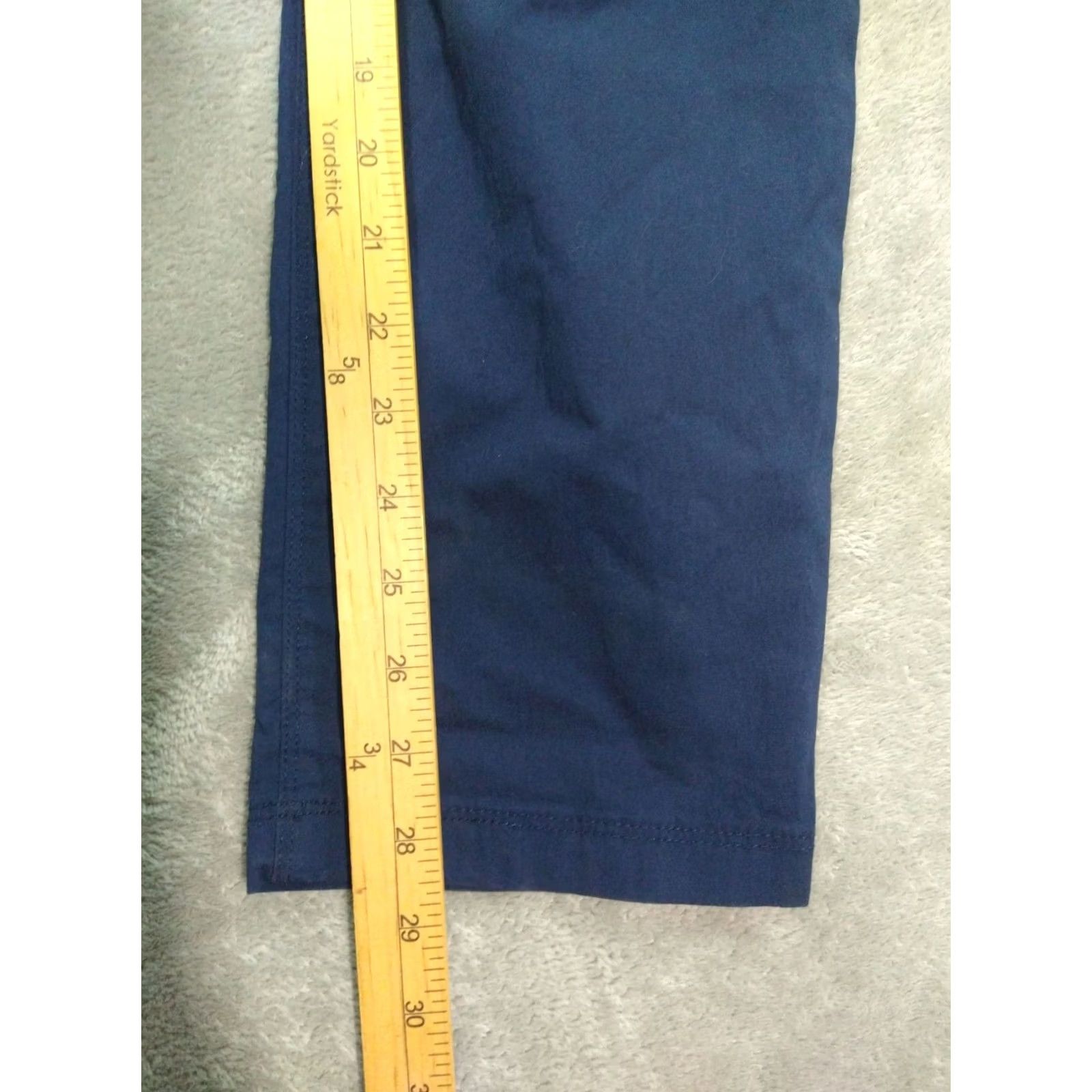 CO Duluth Trading Co Alaskan Hardgear Pants Womens 10 Blue Slim Leg Free Rein Chino AKHG Size 32" / US 10 / IT 46 - 5 Thumbnail