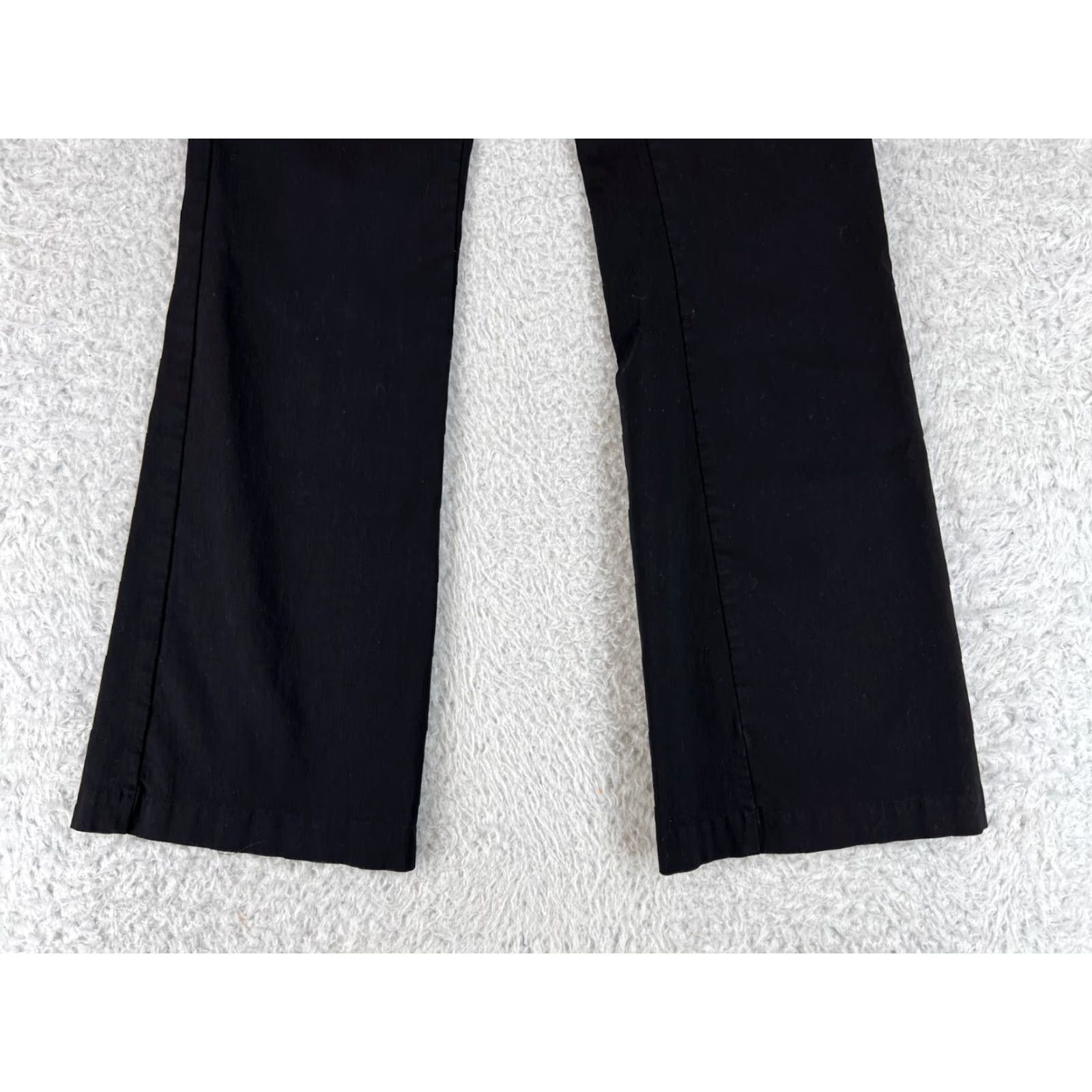 Vintage Sapphire Red Brand Womens Pants Chino Flared Cotton Blend Mid Rise Casual 9 Black Size 30" / US 8 / IT 44 - 5 Thumbnail
