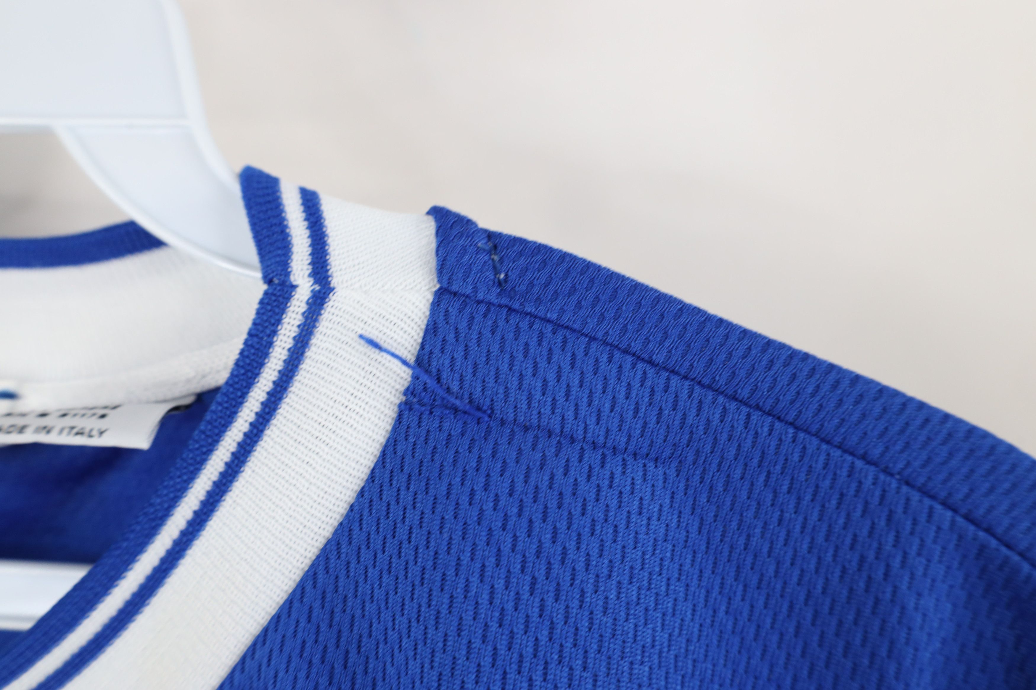 Fila × Vintage Vtg 90s Fila Short Sleeve Soccer Jersey Shirt Blue Italy Size US XL / EU 56 / 4 - 5 Thumbnail