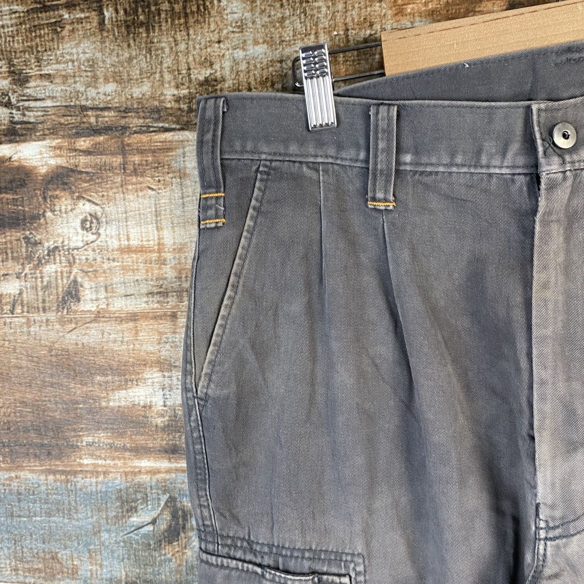 Japanese Brand DL Xebec Brown Cargo Multipocket Pants #C966 Size US 31 - 7 Thumbnail