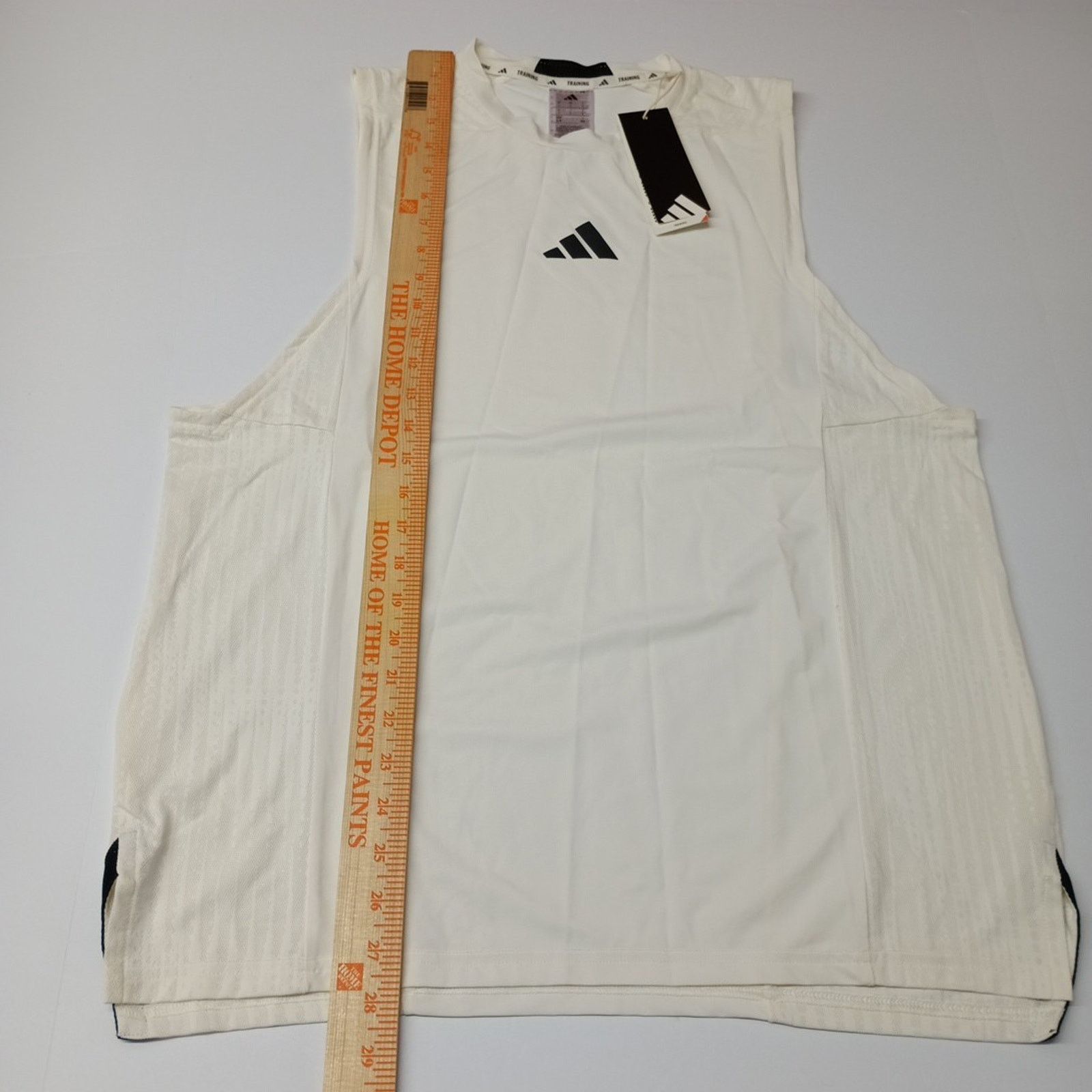 Adidas Adidas Men's Size L D4T Training Tank Top Shirt Chalk White Size US L / EU 52-54 / 3 - 5 Thumbnail