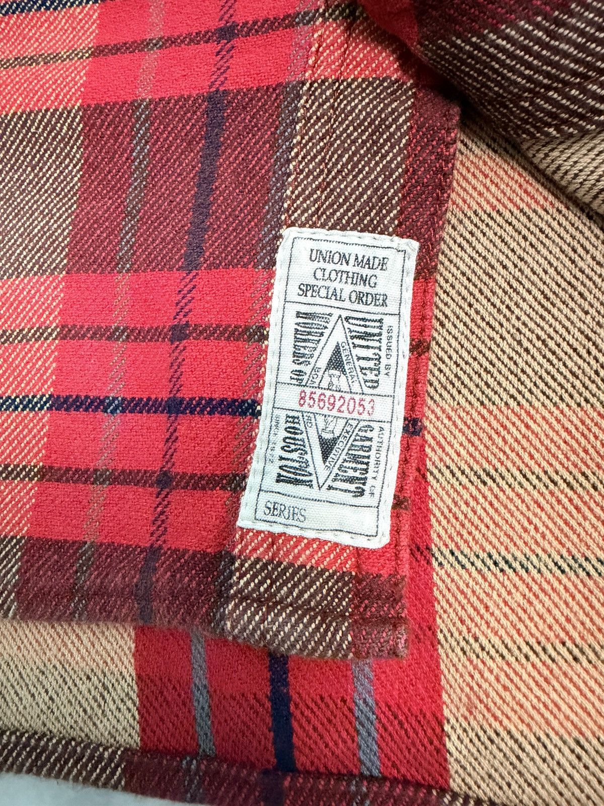 Japanese Brand Houston Flannel Heavy Cotton Union Made Size US XL / EU 56 / 4 - 8 Thumbnail