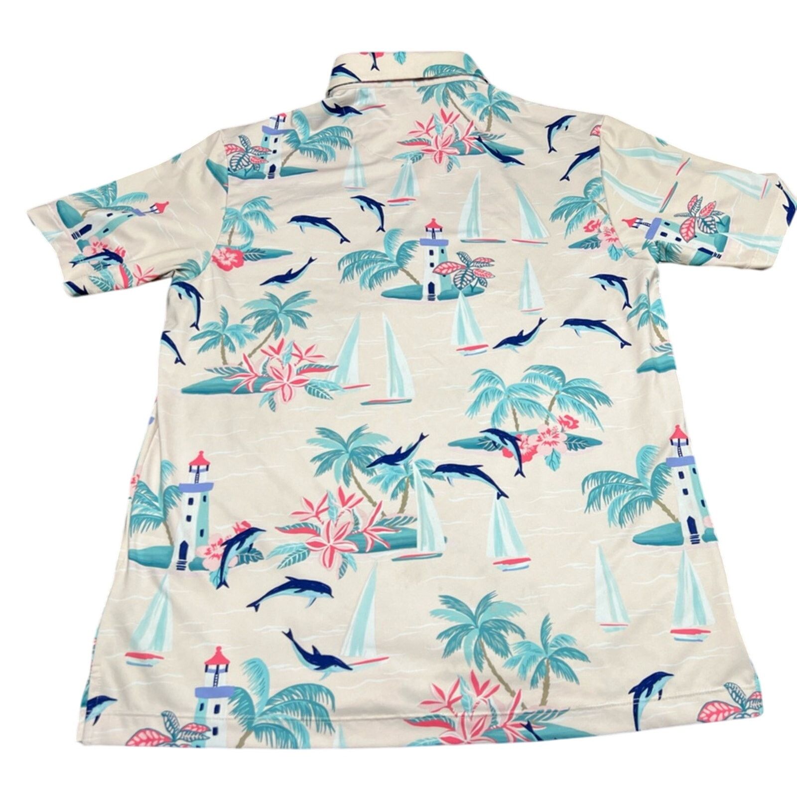 Revenge Bad Birdie Marino Performance Golf Polo Shirt UPF 50 Pink Size US L / EU 52-54 / 3 - 2 Thumbnail