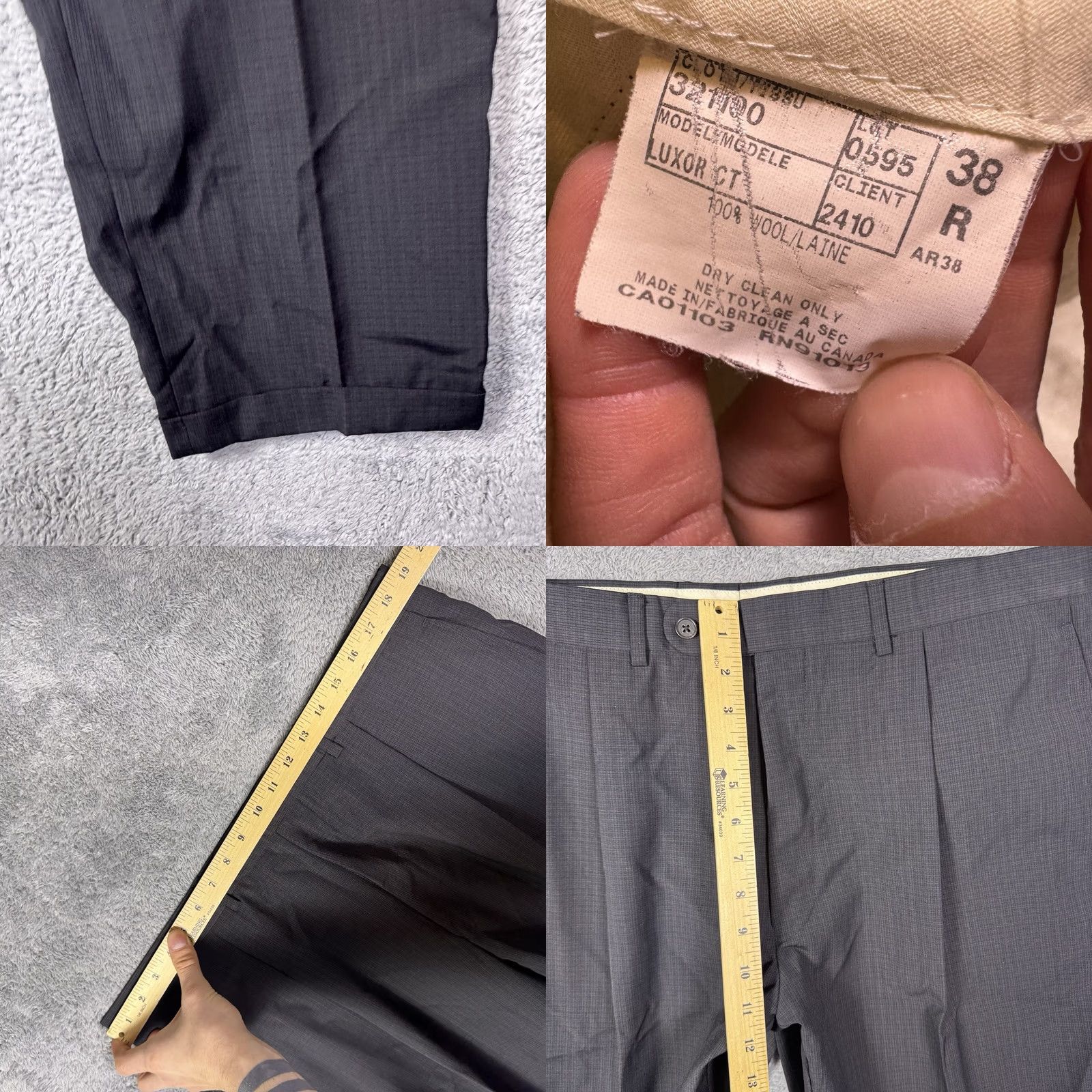 Jack Victor VINTAGE Jack Victor Suit Mens 2 Piece Blazer Jacket Slacks Set Wool Luxor CT 44R 38R Size 44R - 10 Thumbnail