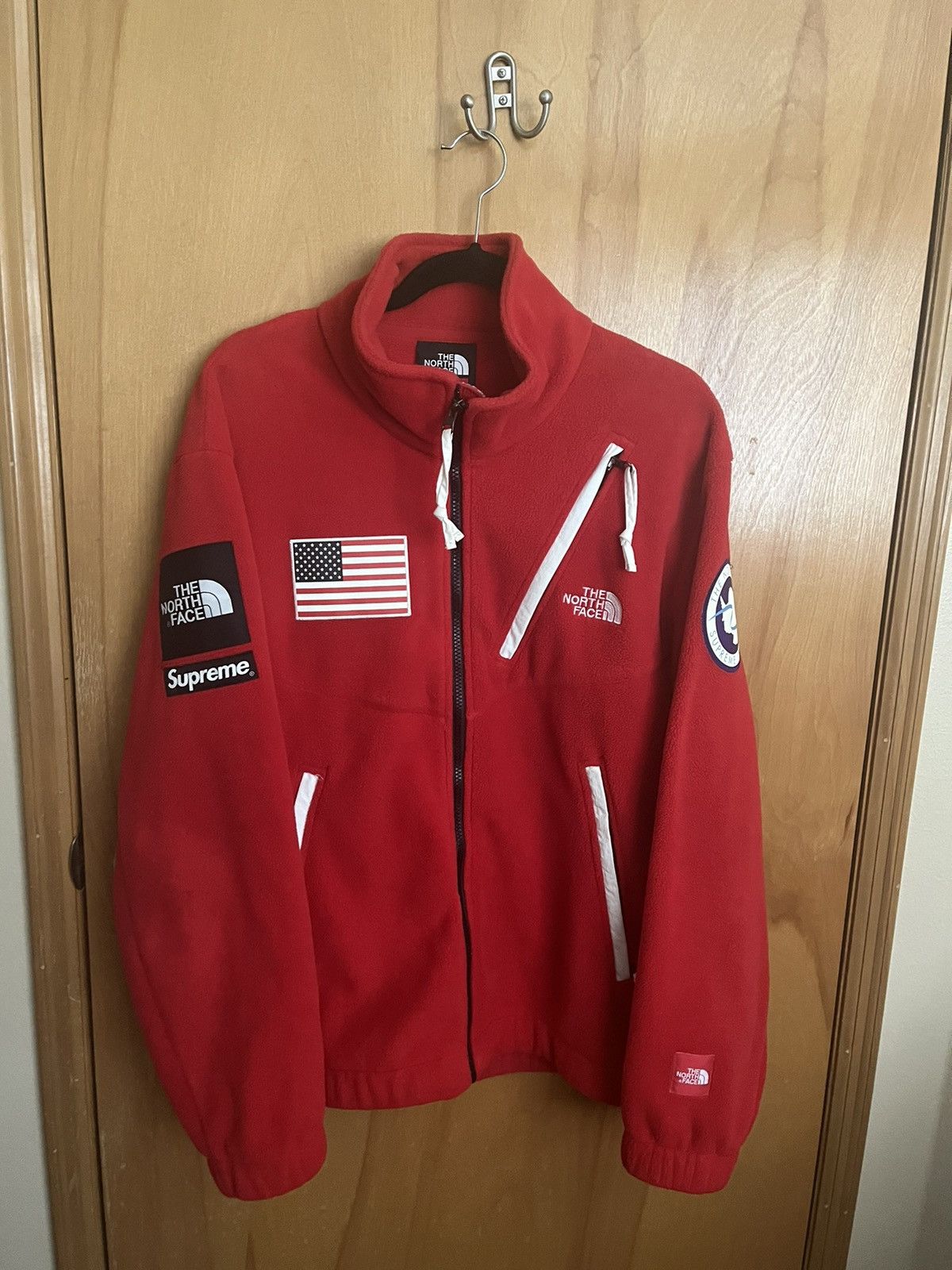 Supreme The North Face Trans Antarctica Expedition Fleece Jacket Royal