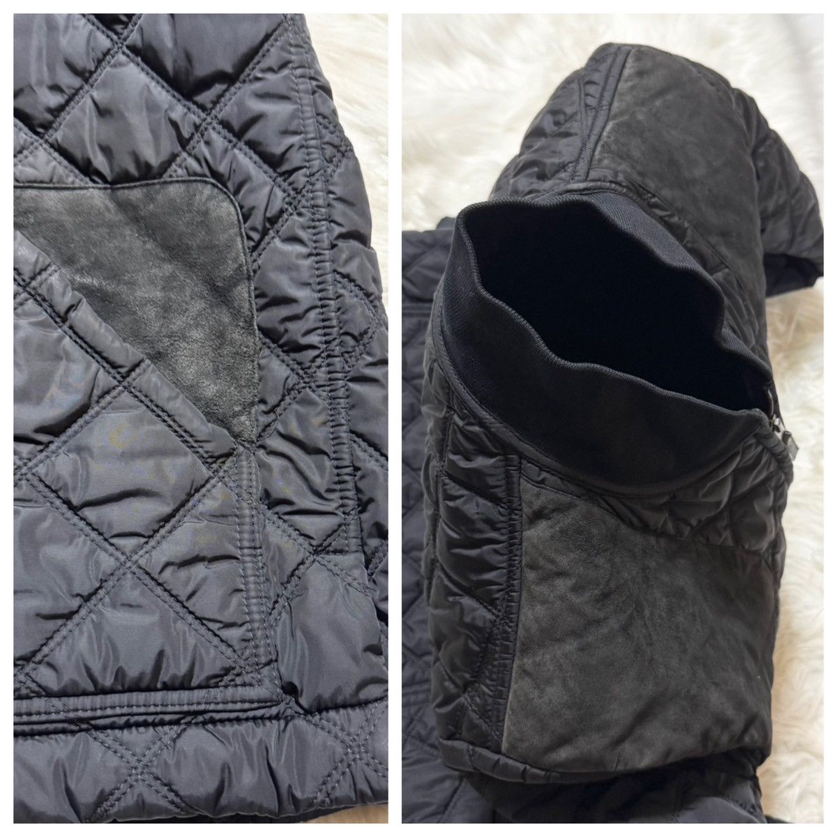 Gucci Gucci Runway Model Suede and Leather Quilted Nylon Jacket Size US M / EU 48-50 / 2 - 4 Thumbnail