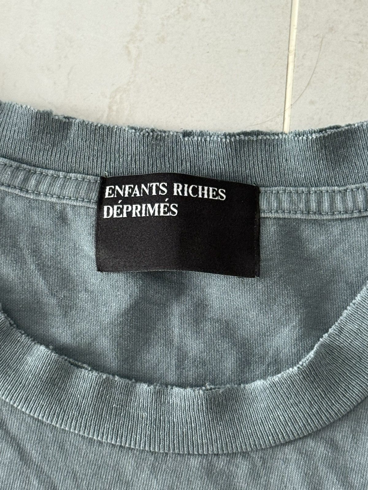Enfants Riches Deprimes Enfants Riches Deprimes Petrol Distressed Longsleeve Sz.M Size US M / EU 48-50 / 2 - 3 Thumbnail