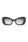 Alexander McQueen o1w1db10126 Size:OS/ Bold Cat-eye Sunglasses in Black Size ONE SIZE - 1 Thumbnail