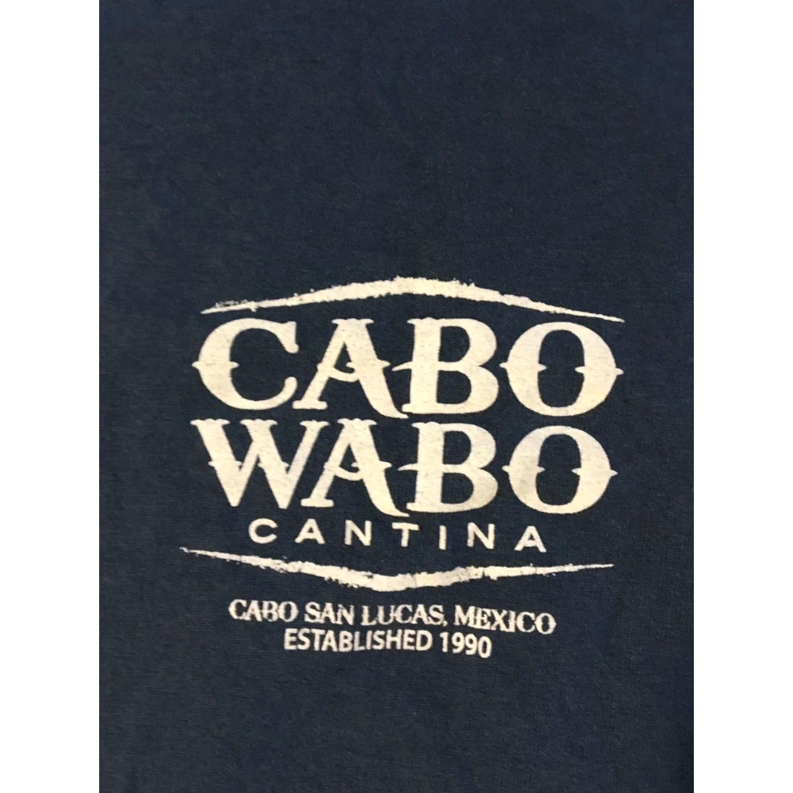 Vintage VINTAGE Cabo Wabo Cantina Shirt S Men Blue 90s Beach Tequila San Lucas Mexico T-Shirt Short Sleeve Size US S / EU 44-46 / 1 - 4 Thumbnail