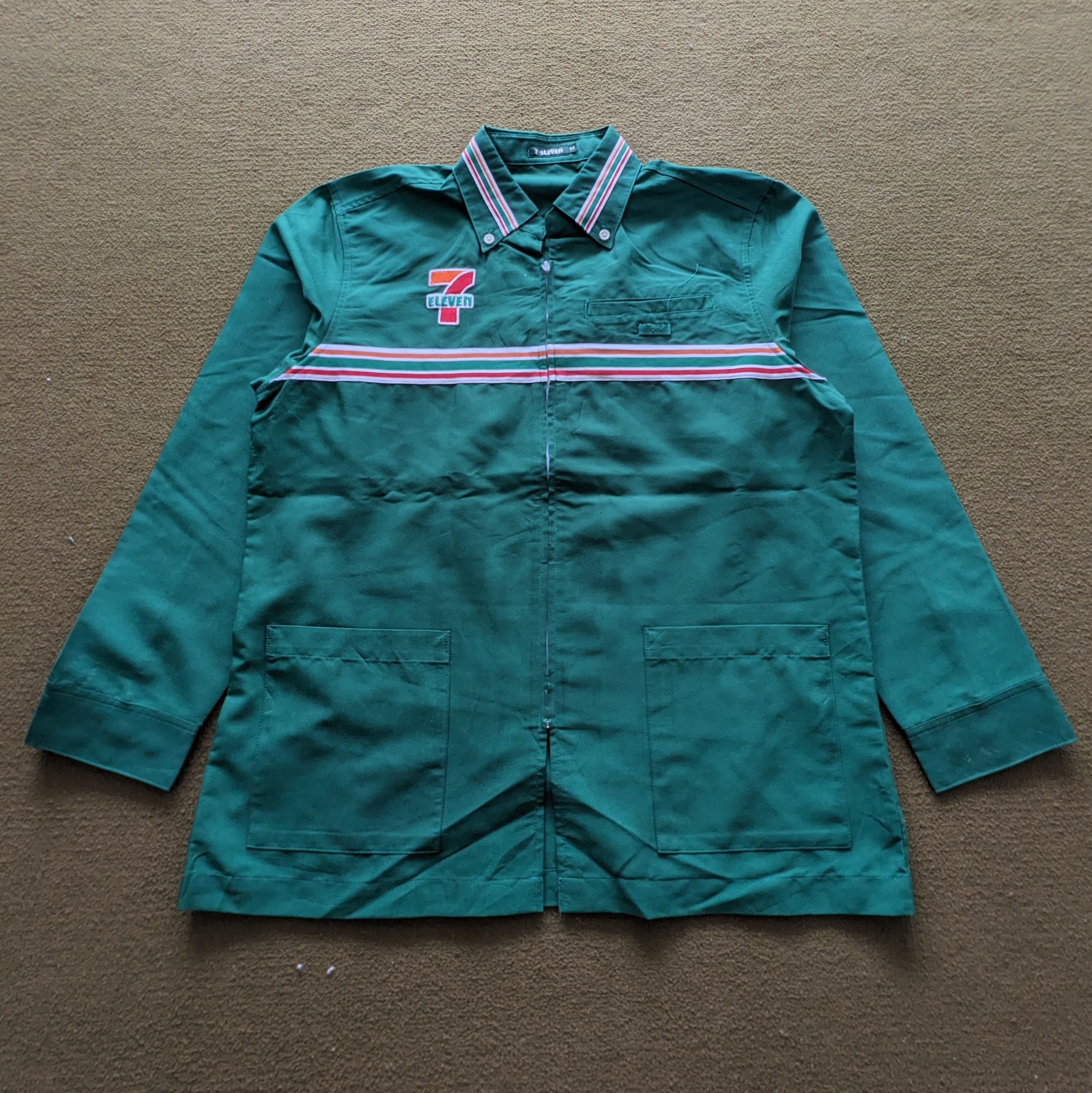 Vintage Vintage 7 ELEVEN Uniform Workers Jacket Size US M / EU 48-50 / 2 - 1 Thumbnail