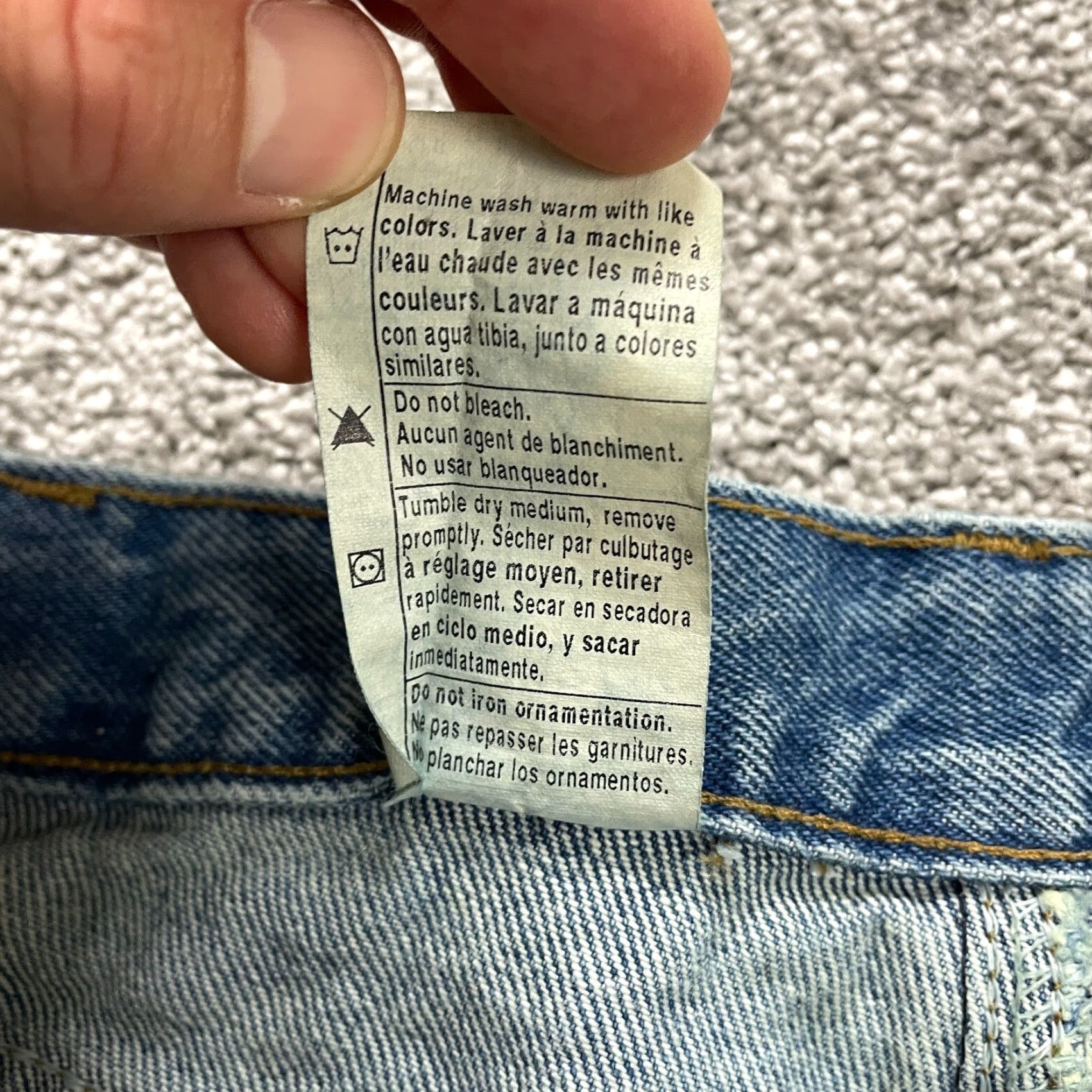 Carhartt VINTAGE Carhartt Relaxed Fit Denim Jeans Men’s 36x30 Blue Medium Wash Straight Leg Cotton Size US 36 / EU 52 - 7 Thumbnail