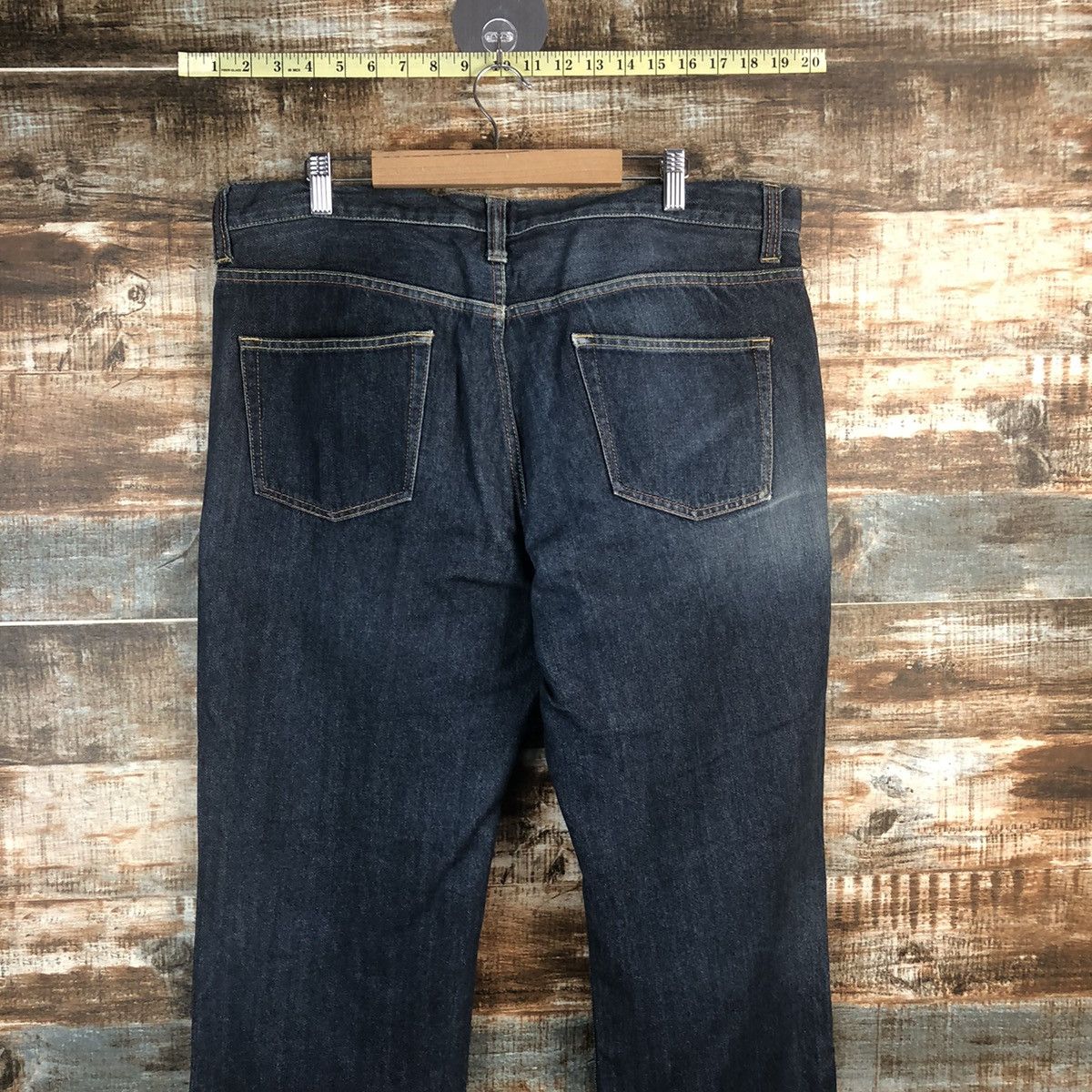 Japanese Brand DL Real Standard Blue Denim Pants #C269 Size US 35 - 13 Thumbnail