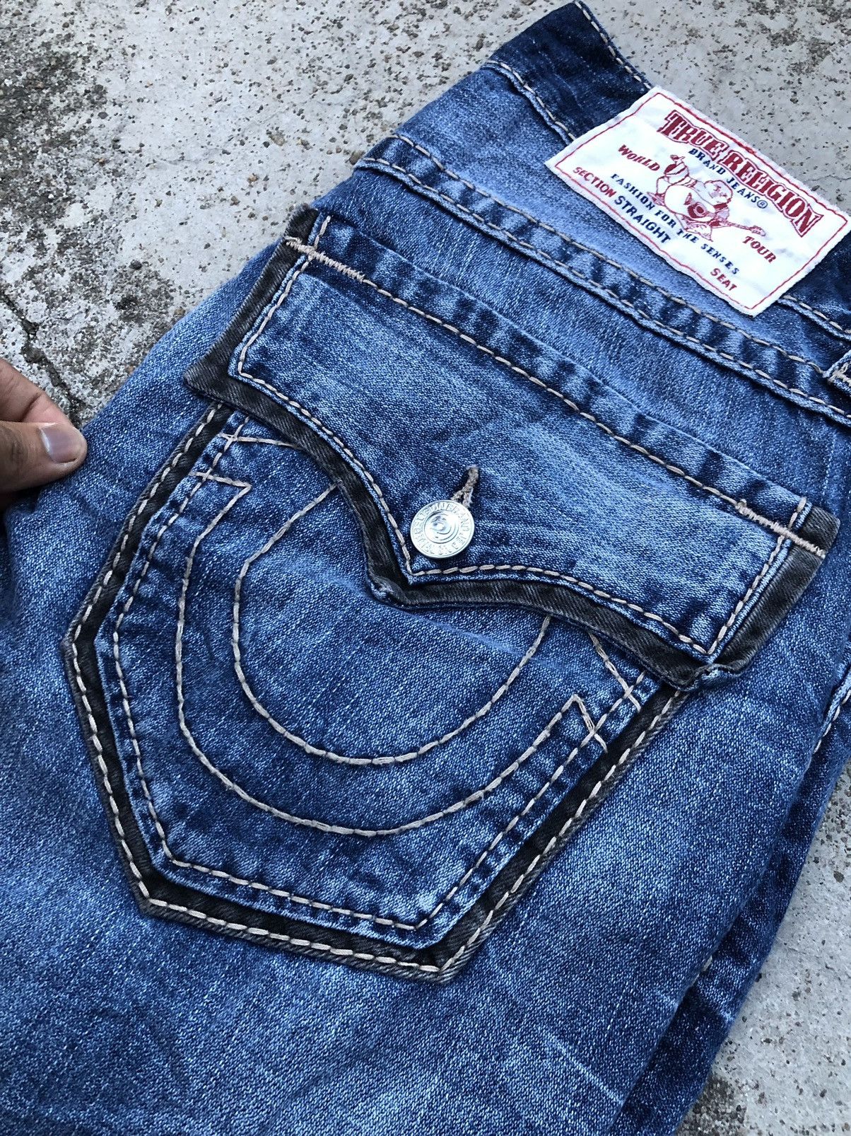 True Religion TRUE RELIGION DISTRESSED DENIM Size US 32 / EU 48 - 6 Thumbnail